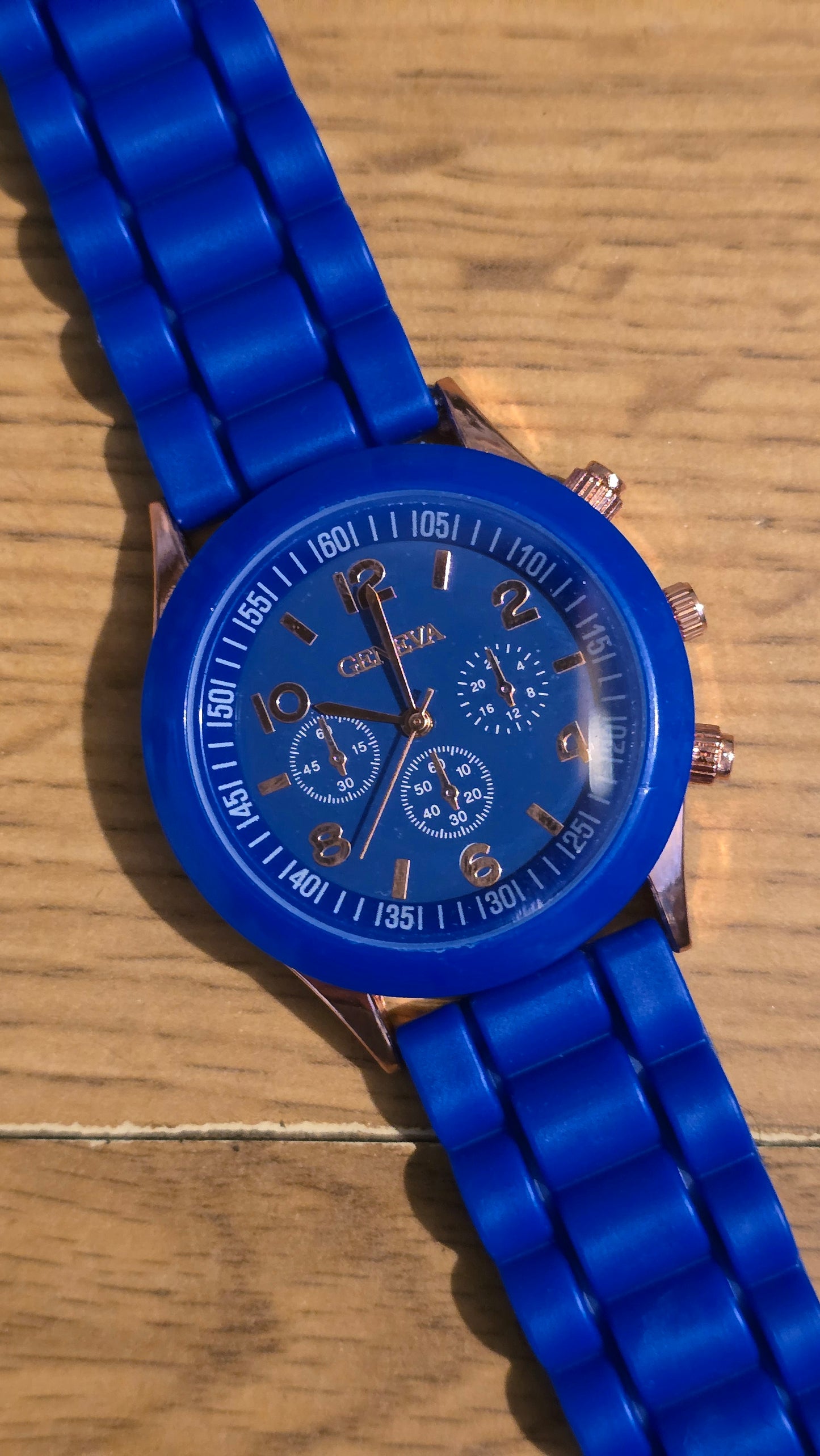 Geneva Ladies Quartz Watch - Blue - New