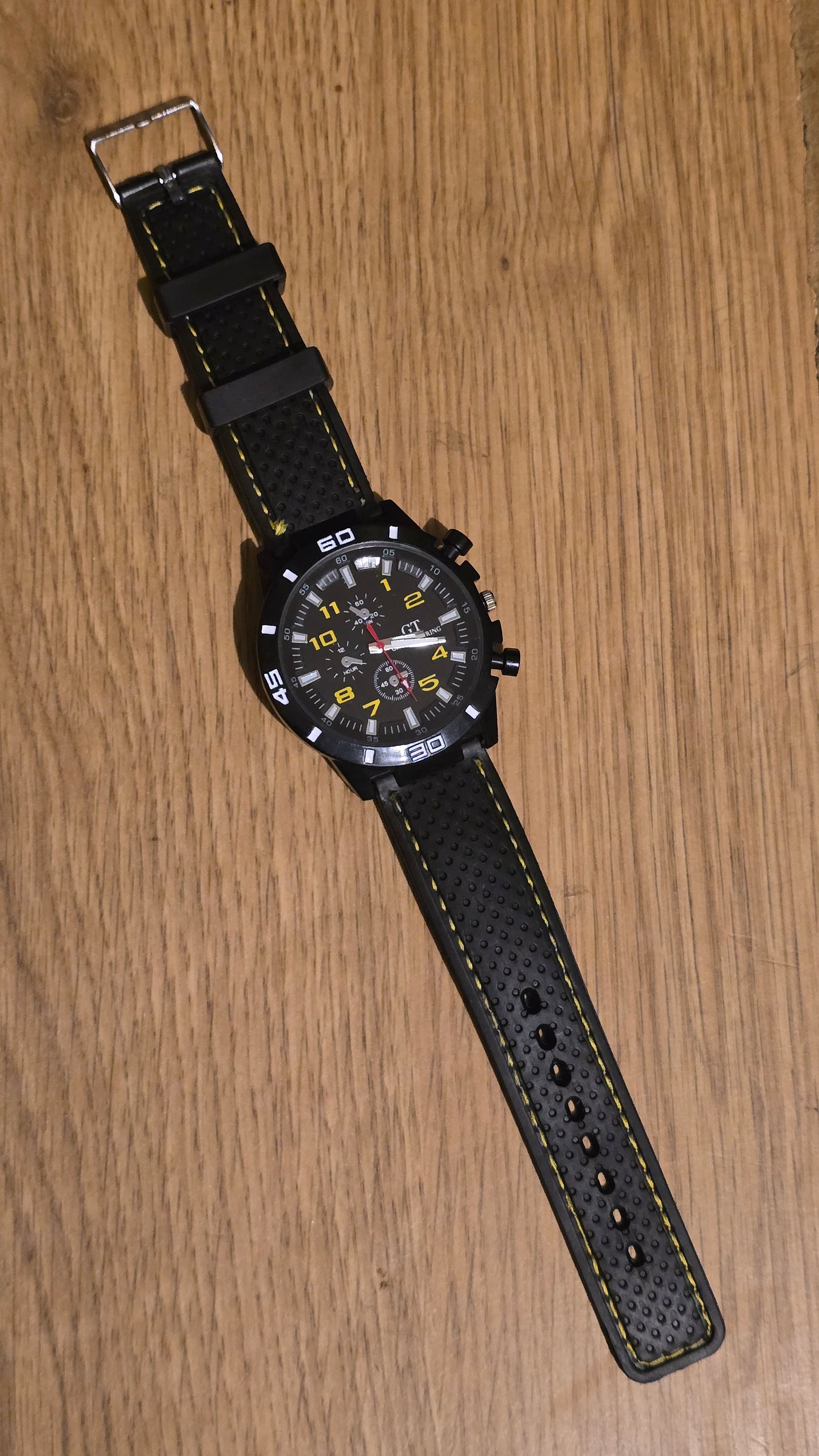 G.T Mens Quartz Watch - Yellow - New