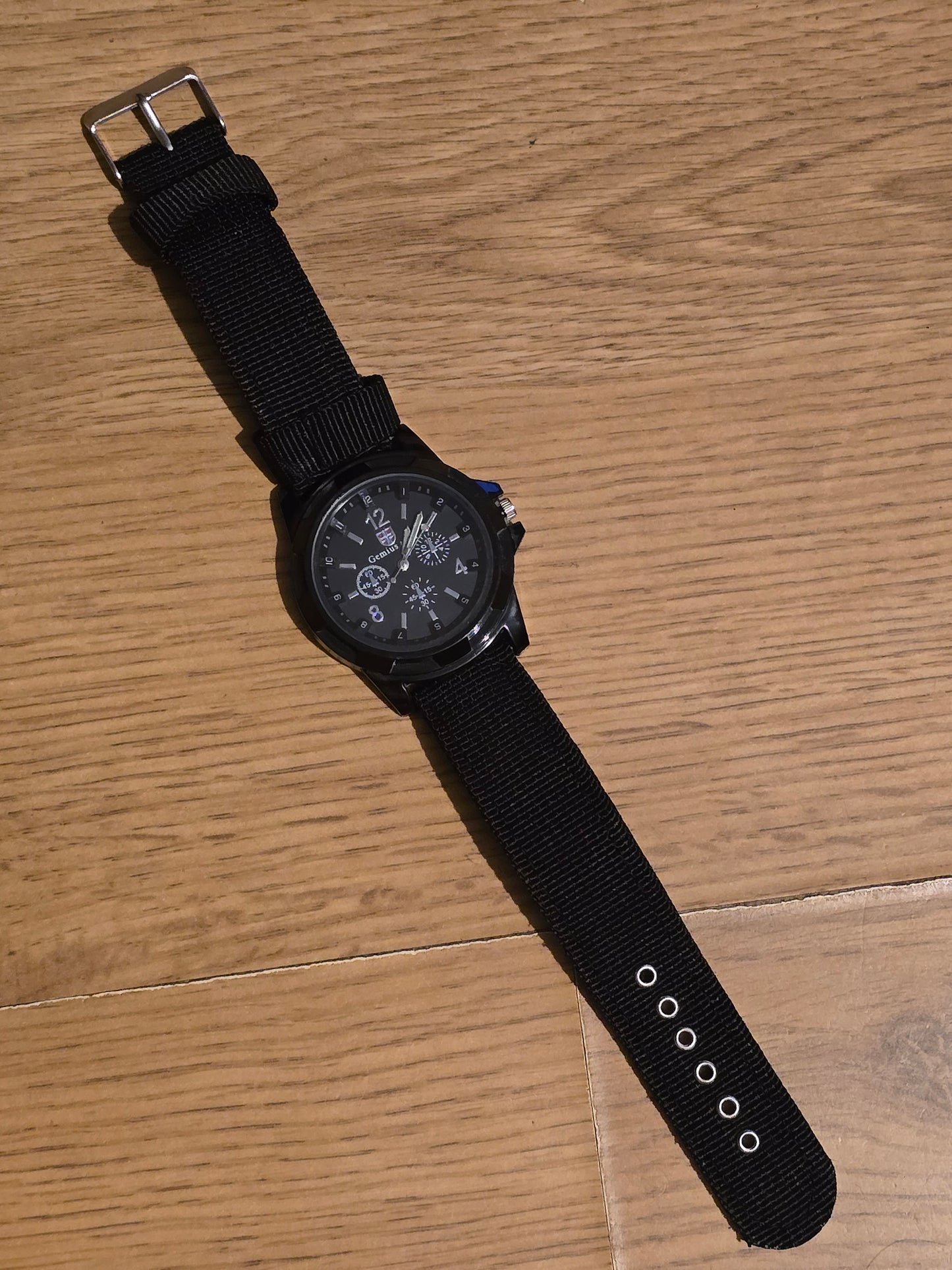 Gemius Army Unisex Quartz Watch - Black - New