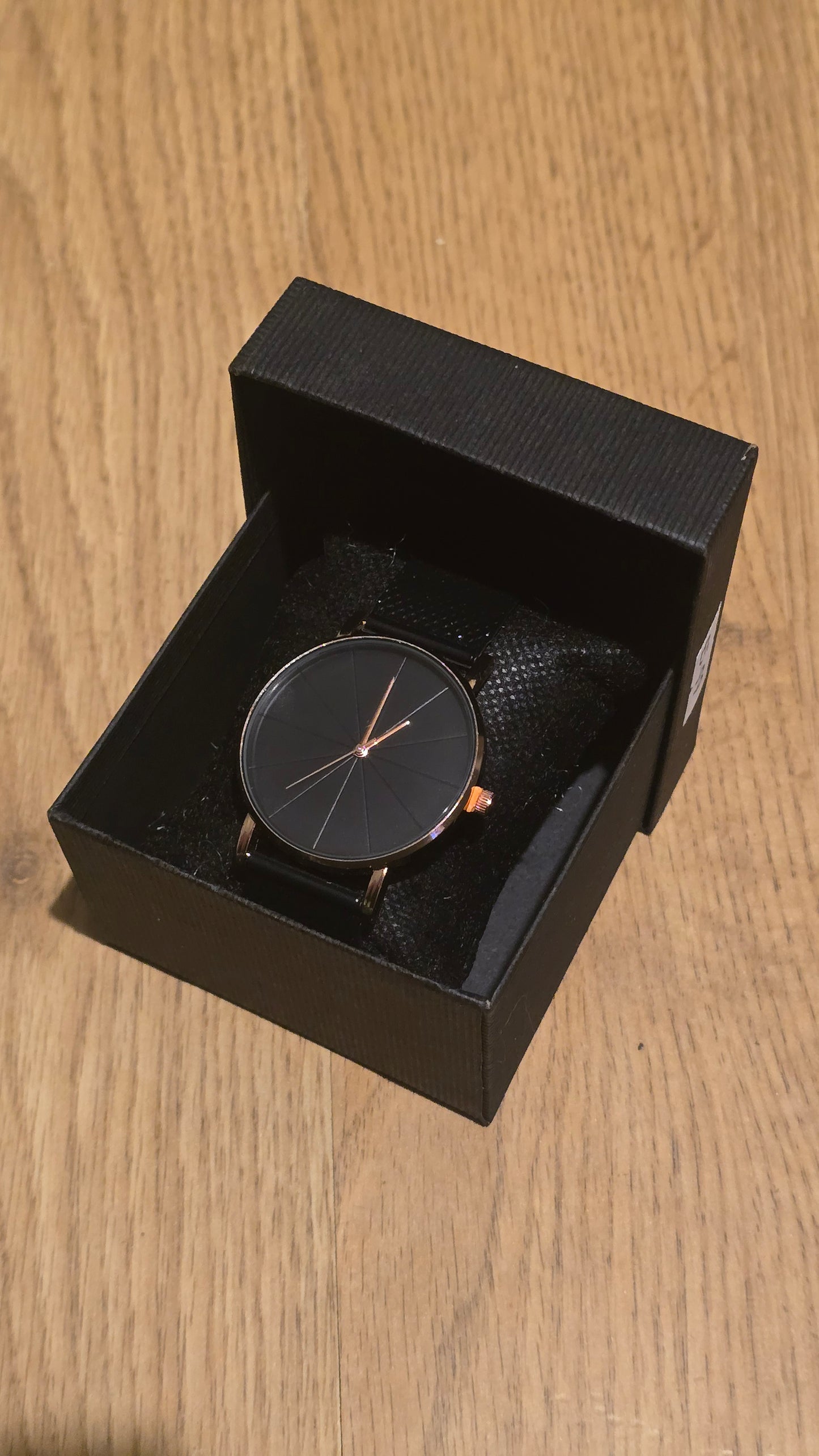Ladies Black Mesh Quartz Watch - New