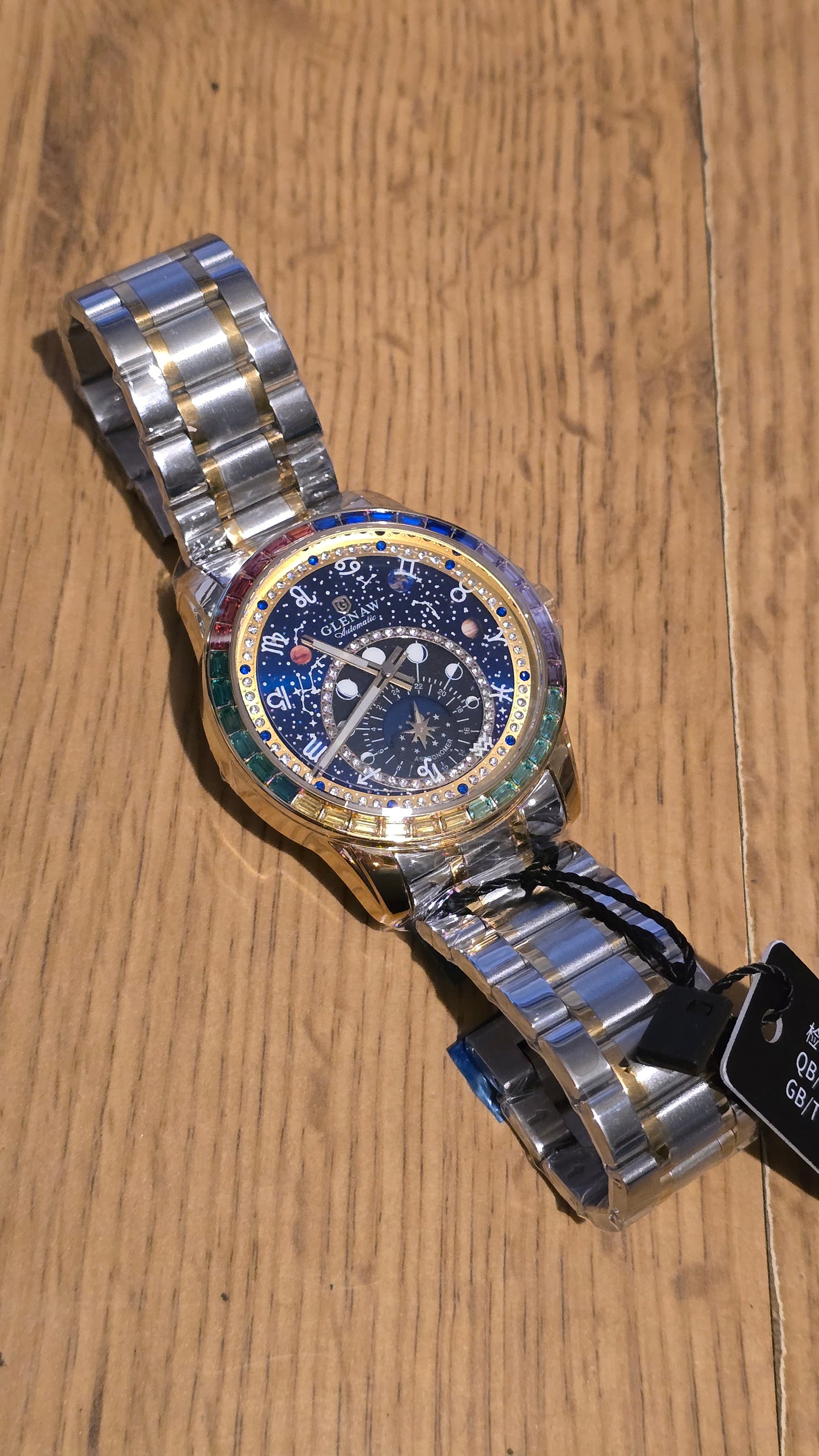Glenaw Zodiac Constellation Automatic Self-Winding Mens Watch - 1
