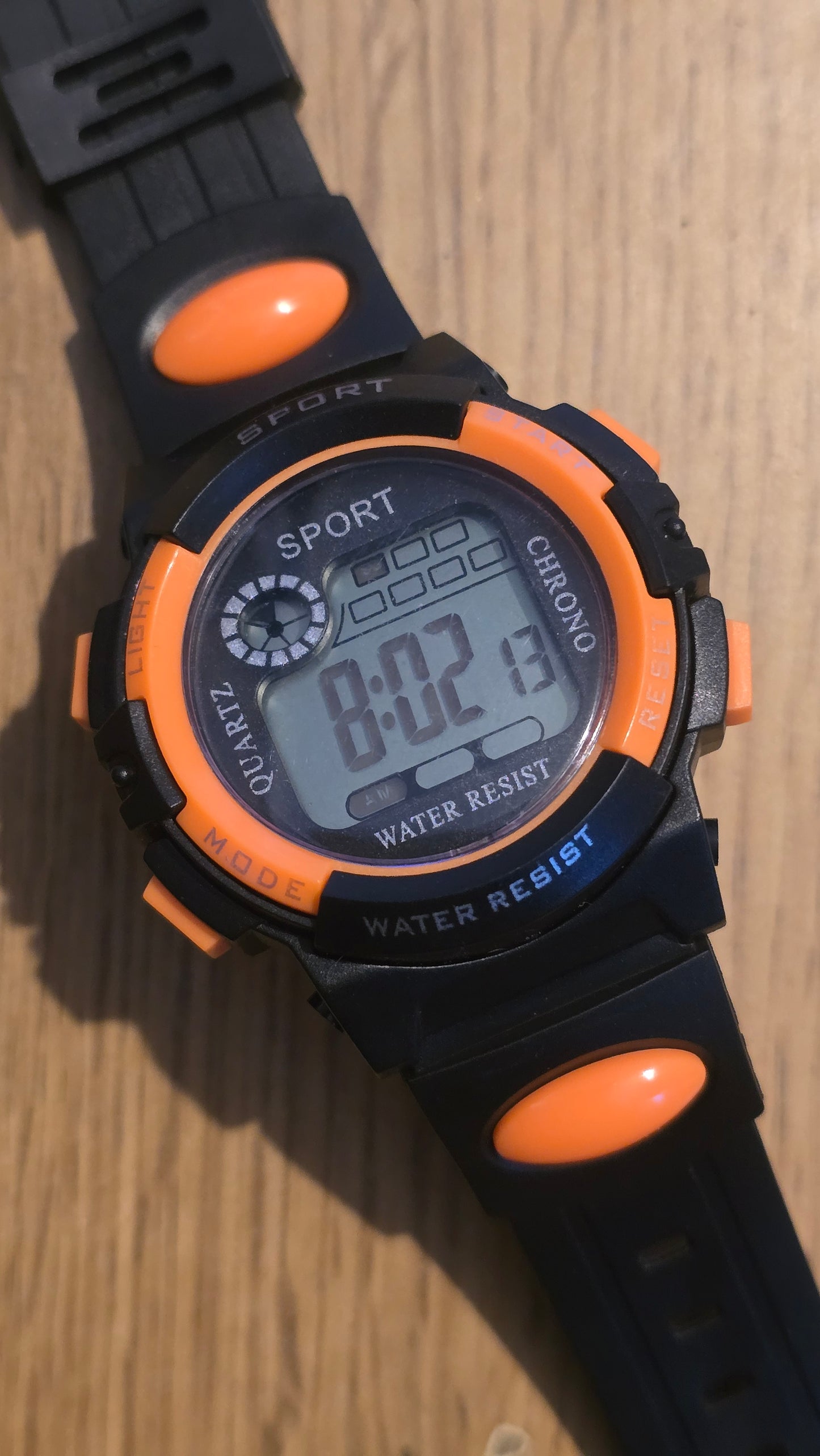 WYW Digital Sports Watch - Unisex - Orange - New