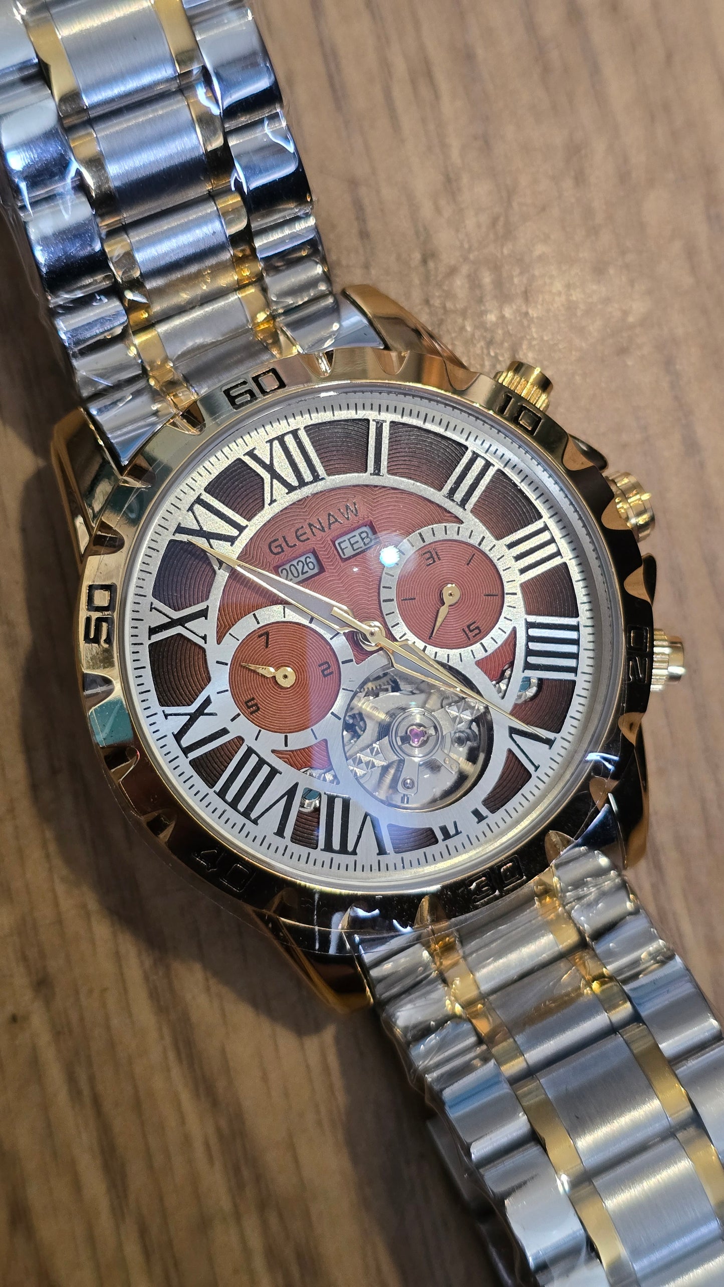 Glenaw Automatic Self-Winding Mens Watch - New - 1