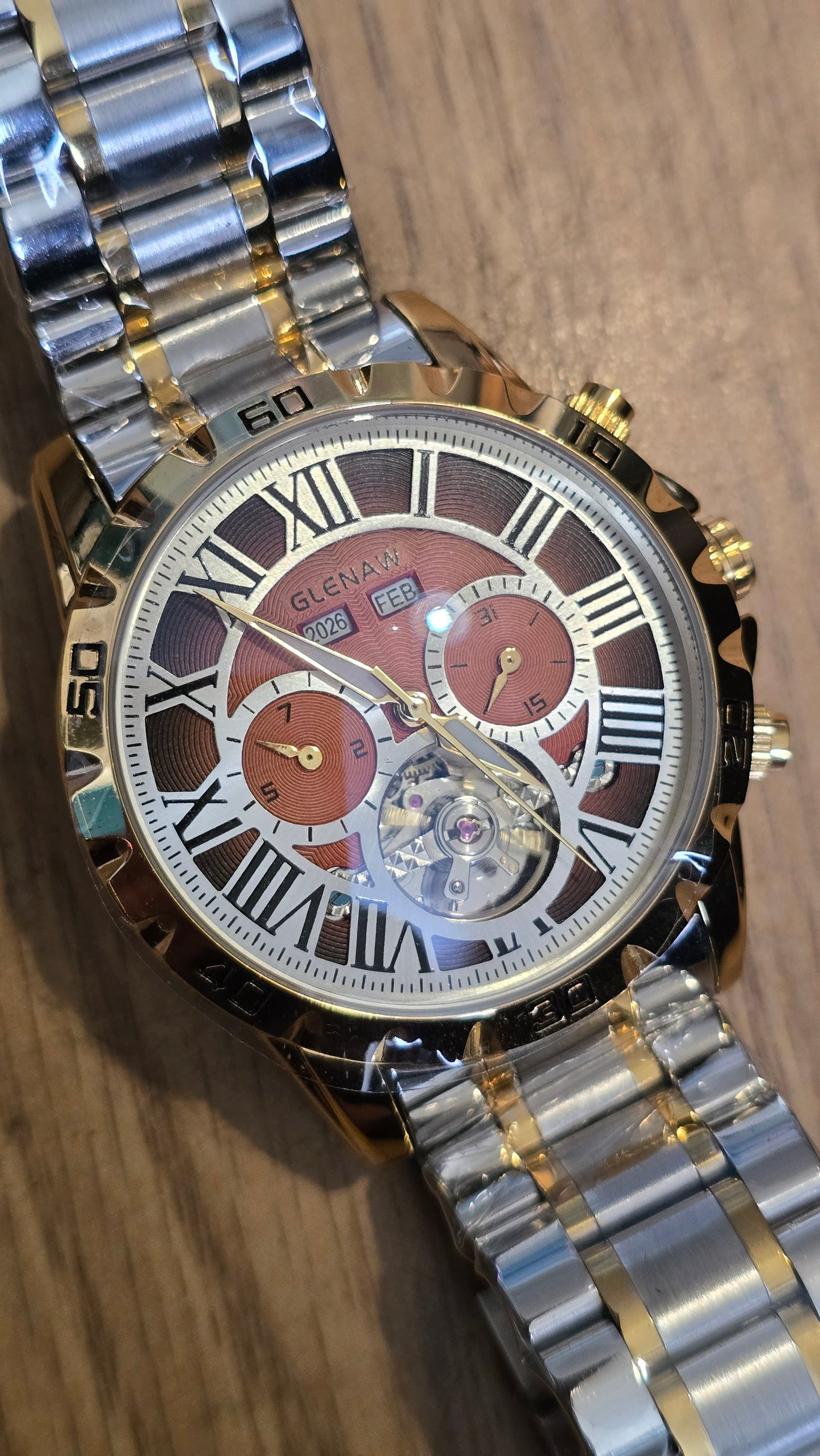 Glenaw Automatic Self-Winding Mens Watch - New - 1