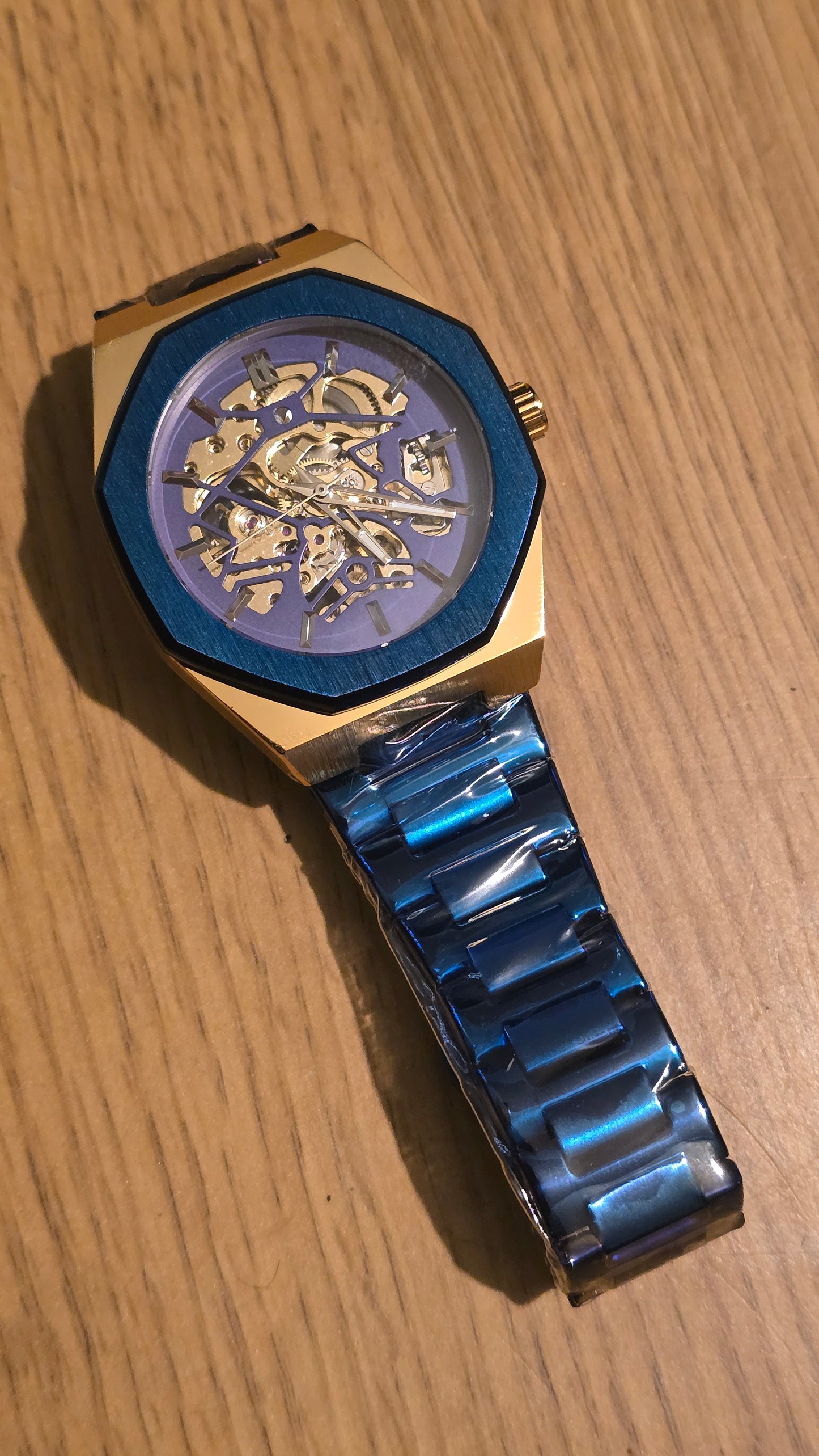 Automatic Mens Bi-Colour Automatic Self-Winding Watch - New