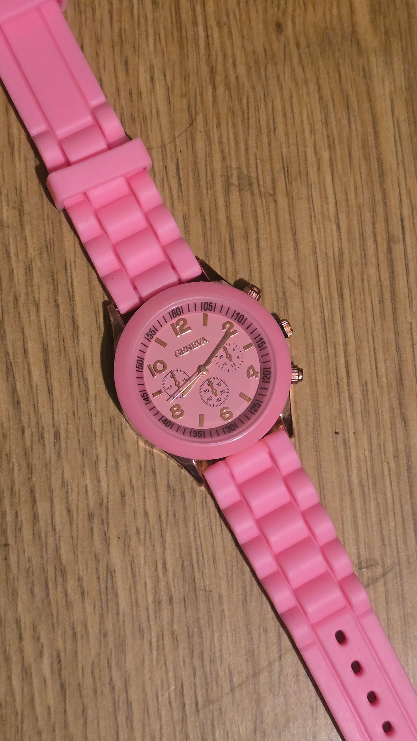 Geneva Ladies Quartz Watch - Pink - New