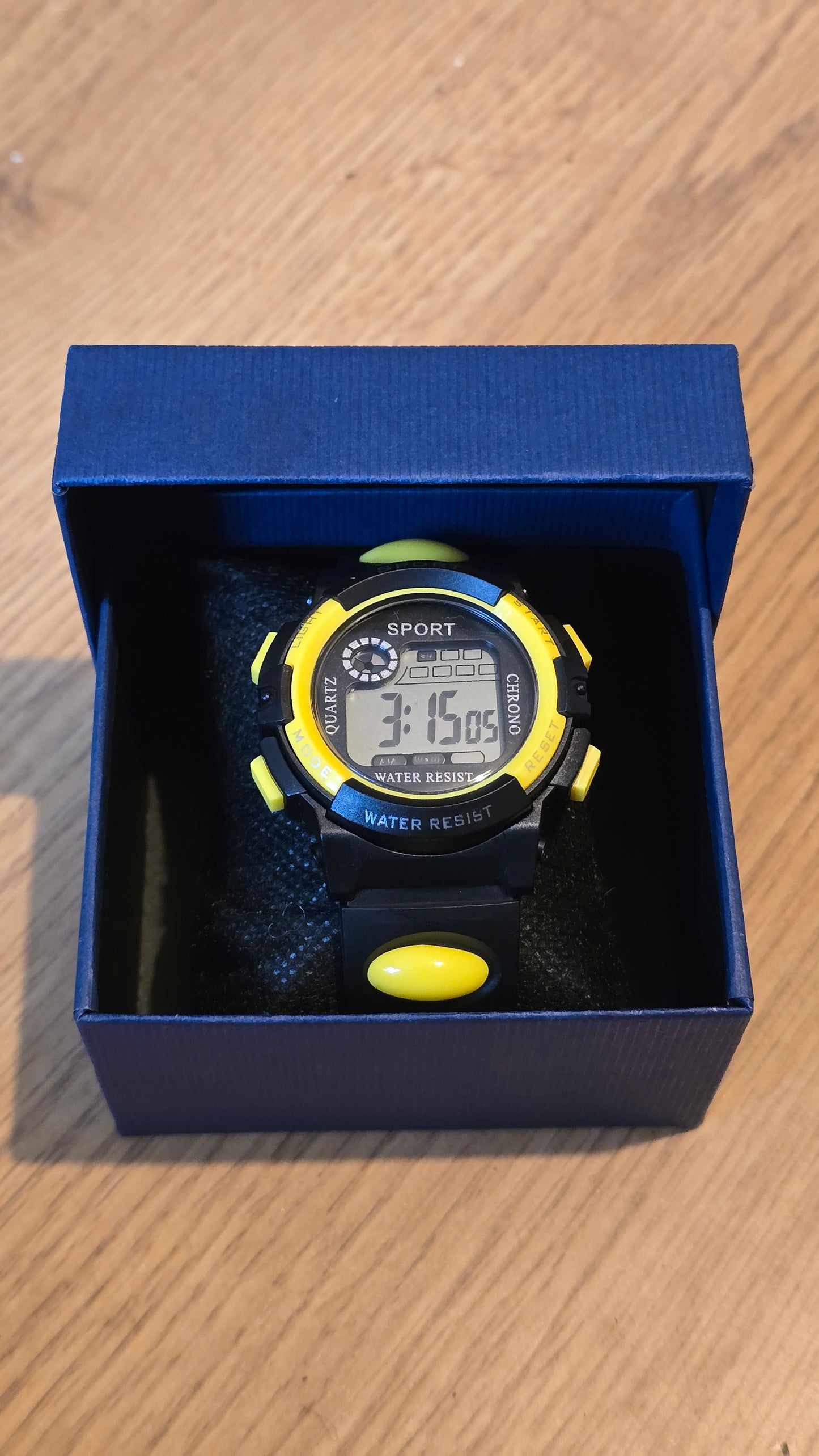 WYW Digital Sports Watch - Unisex - Yellow - New