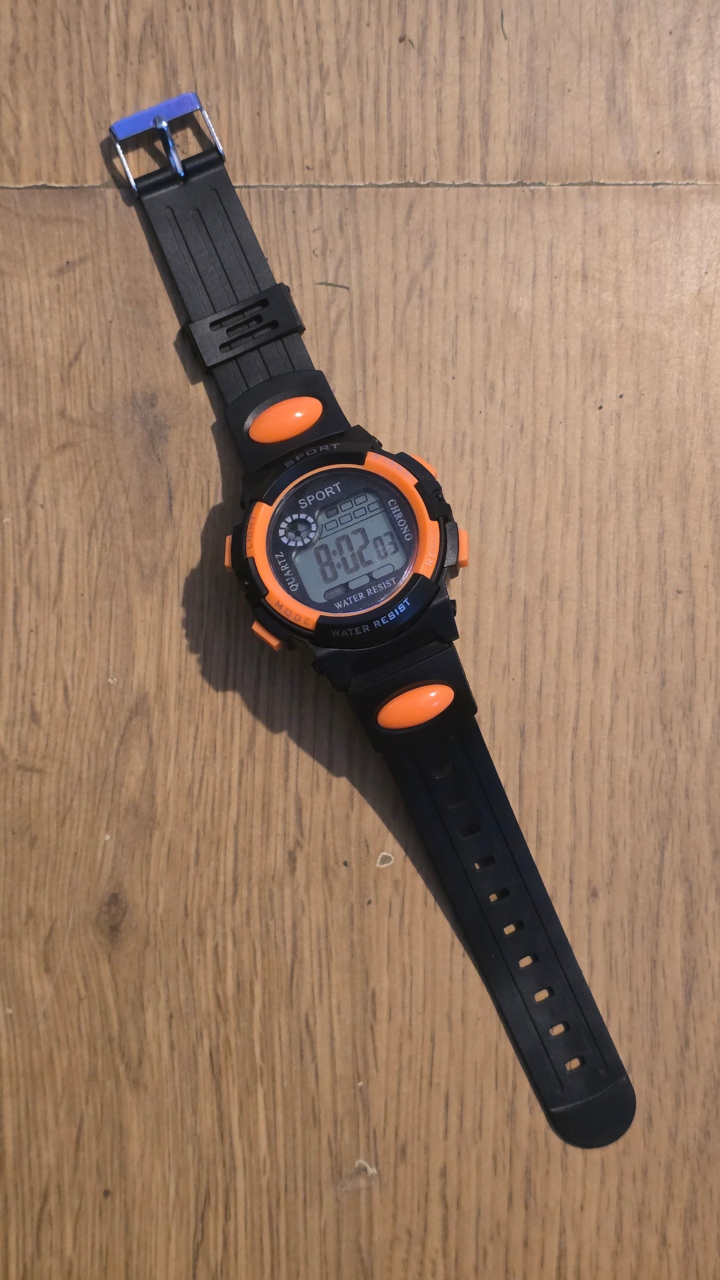 WYW Digital Sports Watch - Unisex - Orange - New