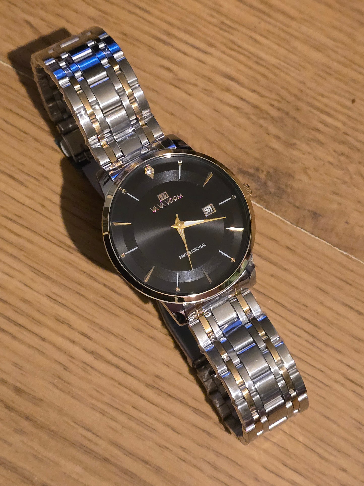 Va Va Voom Bi-Coloured Mens Quartz Watch - Black - New - 1