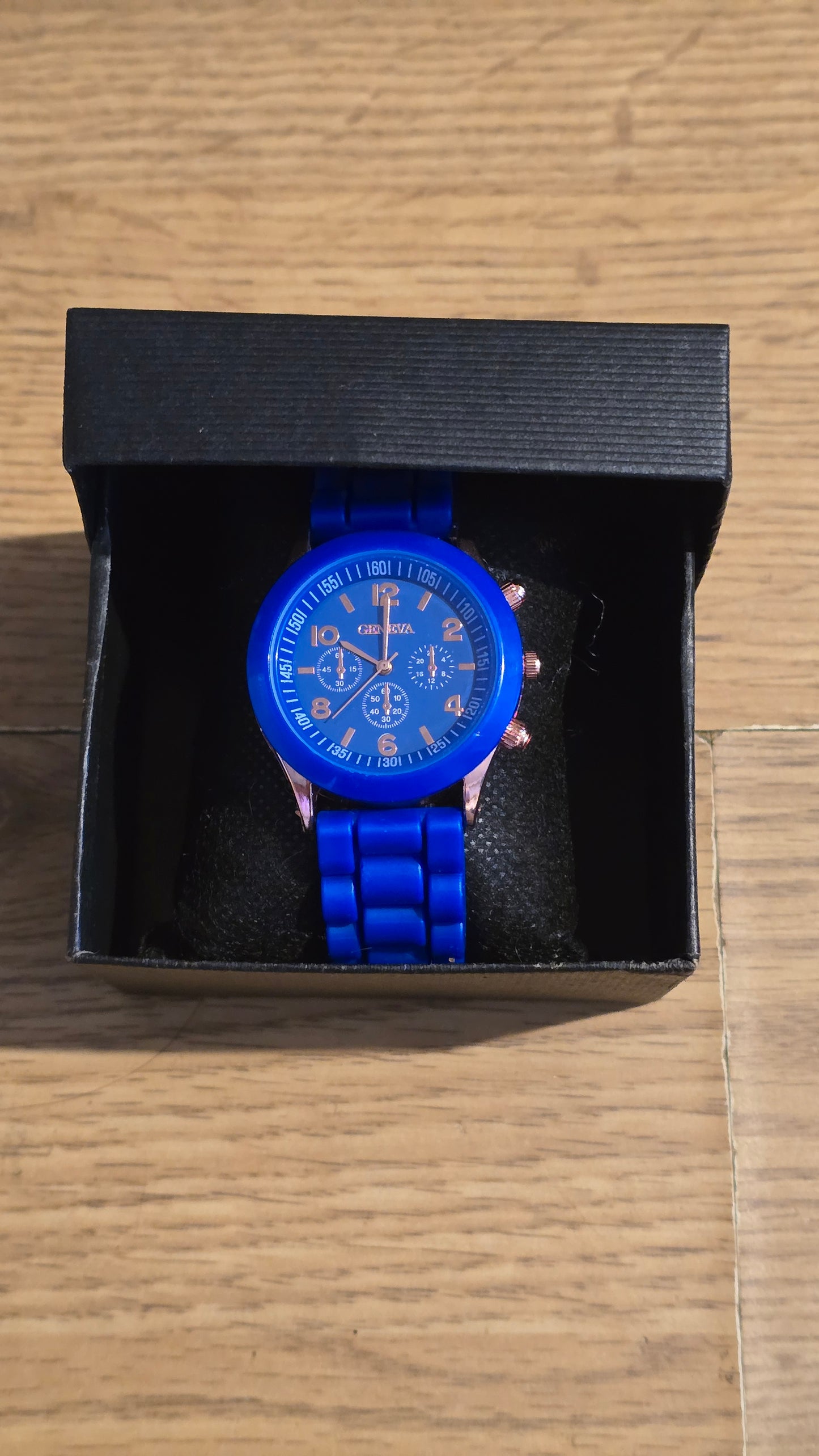 Geneva Ladies Quartz Watch - Blue - New