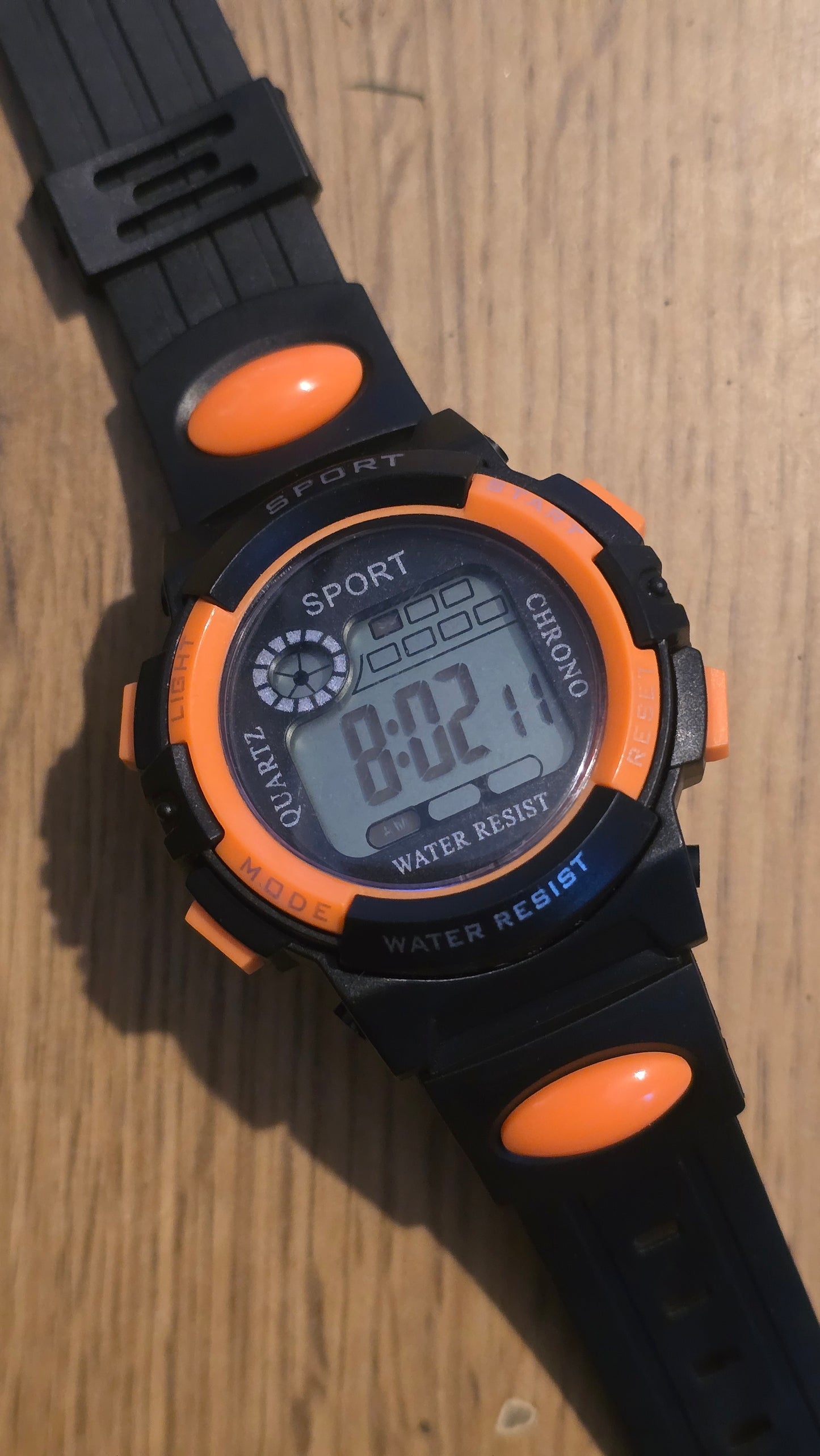 WYW Digital Sports Watch - Unisex - Orange - New