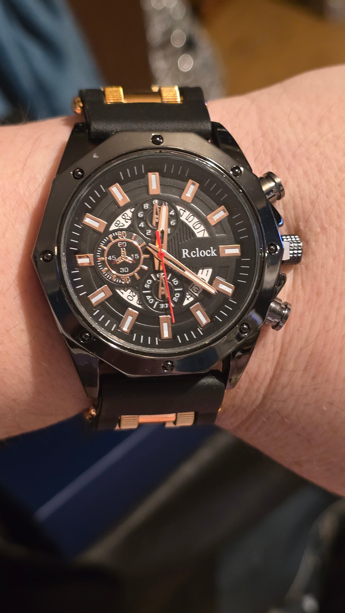 RClock Mens Quartz Watch - New