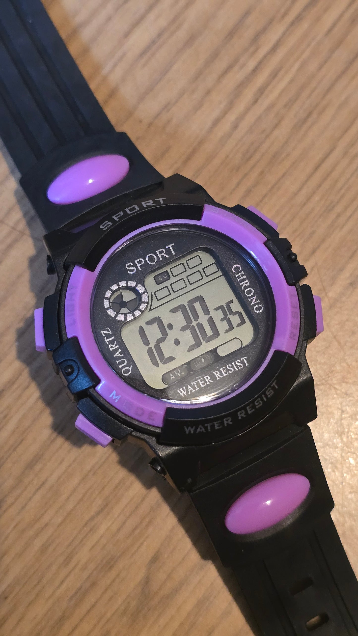 WYW Digital Sports Watch - Unisex - Purple - New