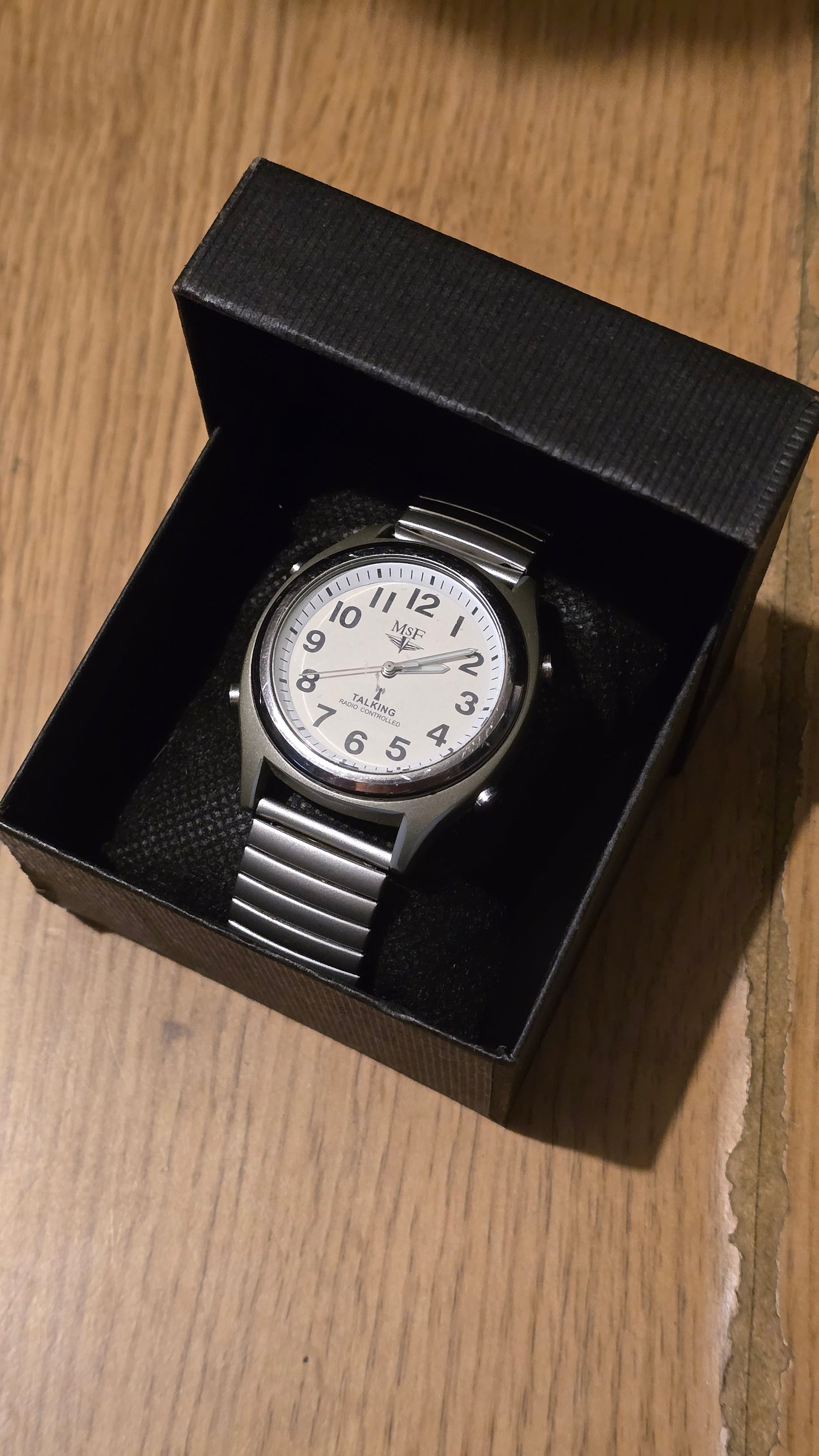 MSF Mens Radio Controlled Talking Watch