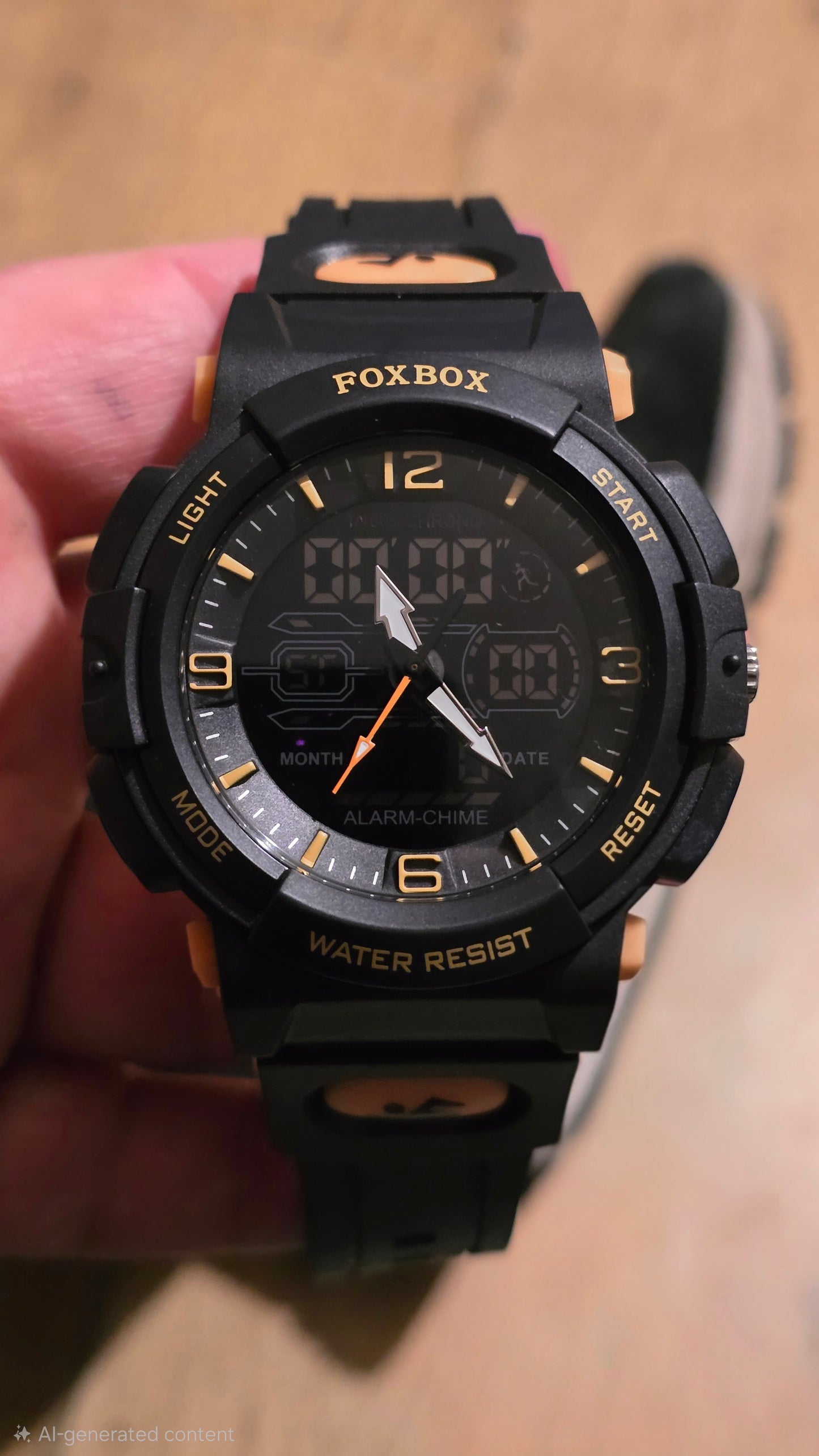 Foxbox Mens LCD Digital Quartz Watch - New - 1