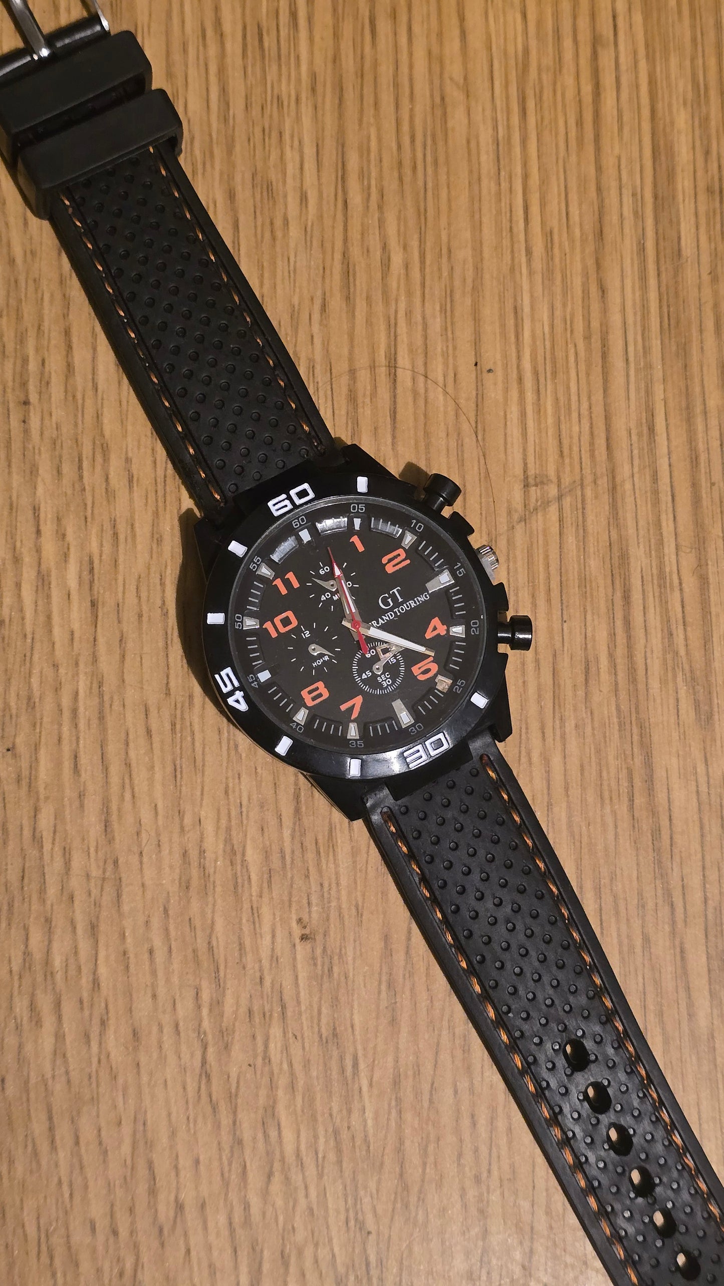 G.T Mens Quartz Watch - Orange - New