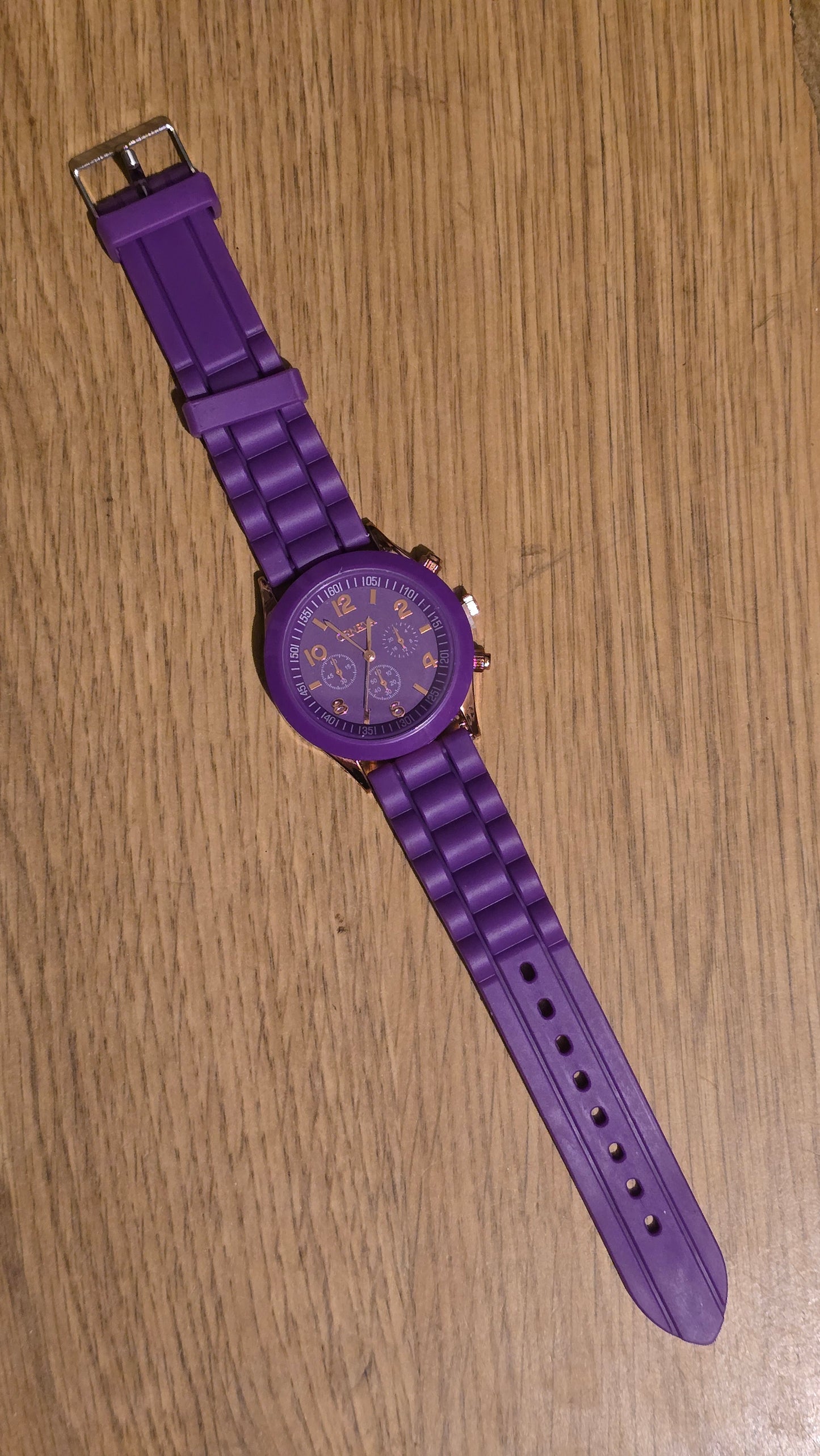 Geneva Ladies Quartz Watch - Purple - New