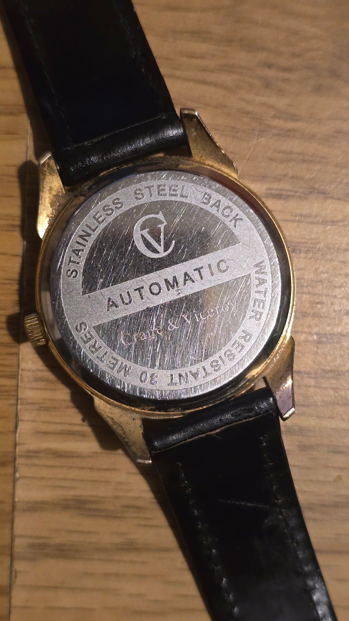 Crane & Viceroy Mens / Unisex Automatic Self-Winding Watch