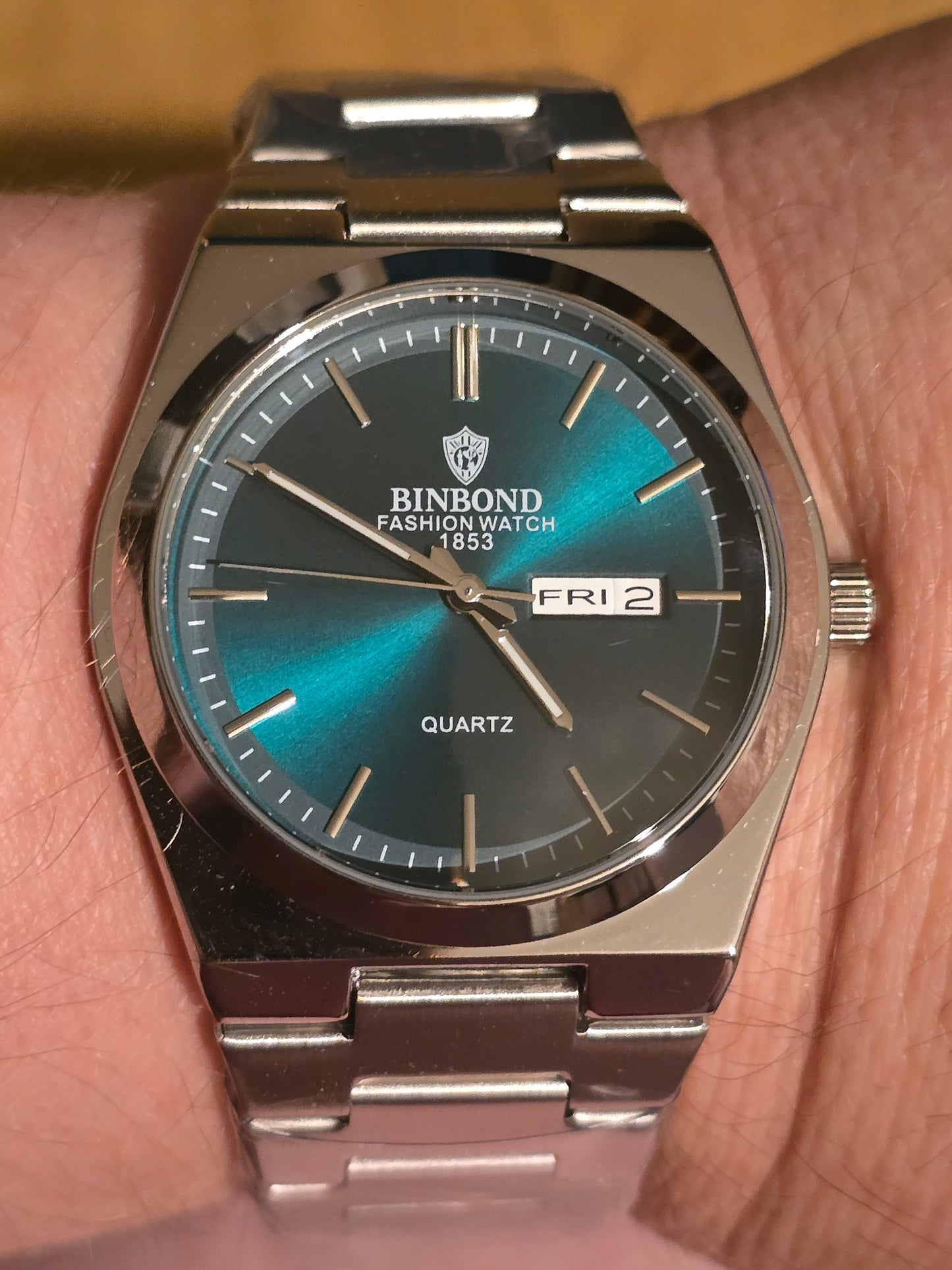 Binbond Mens Quartz Watch - Green - New