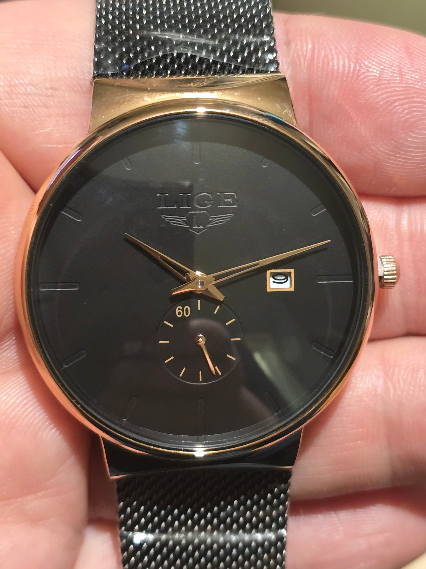 Lige Mens Quartz Watch - New - 1