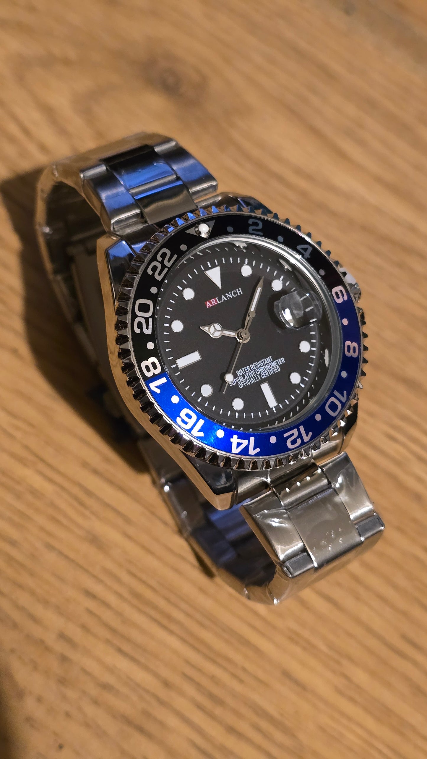 Arlanch Mens Quartz Watch - Blue/Black - New - 1