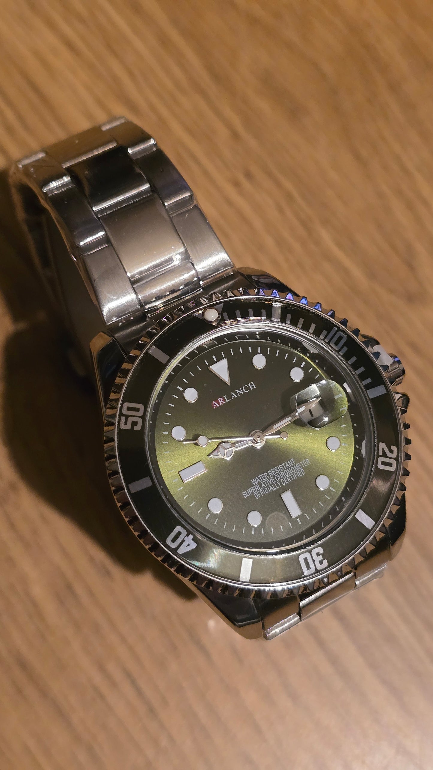 Arlanch Mens Quartz Watch - Green - New - 1