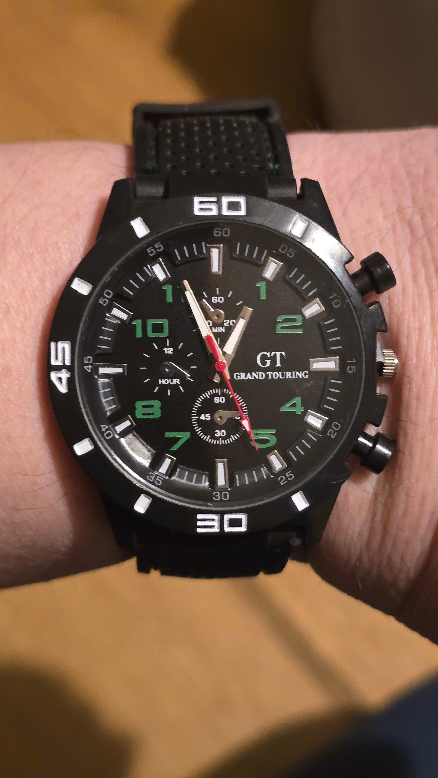 G.T Mens Quartz Watch - Green - New