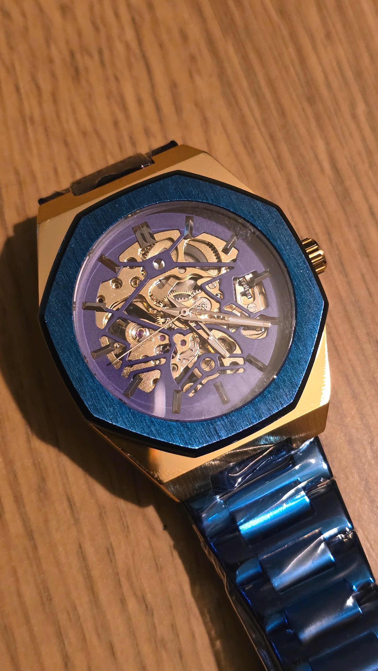 Automatic Mens Bi-Colour Automatic Self-Winding Watch - New