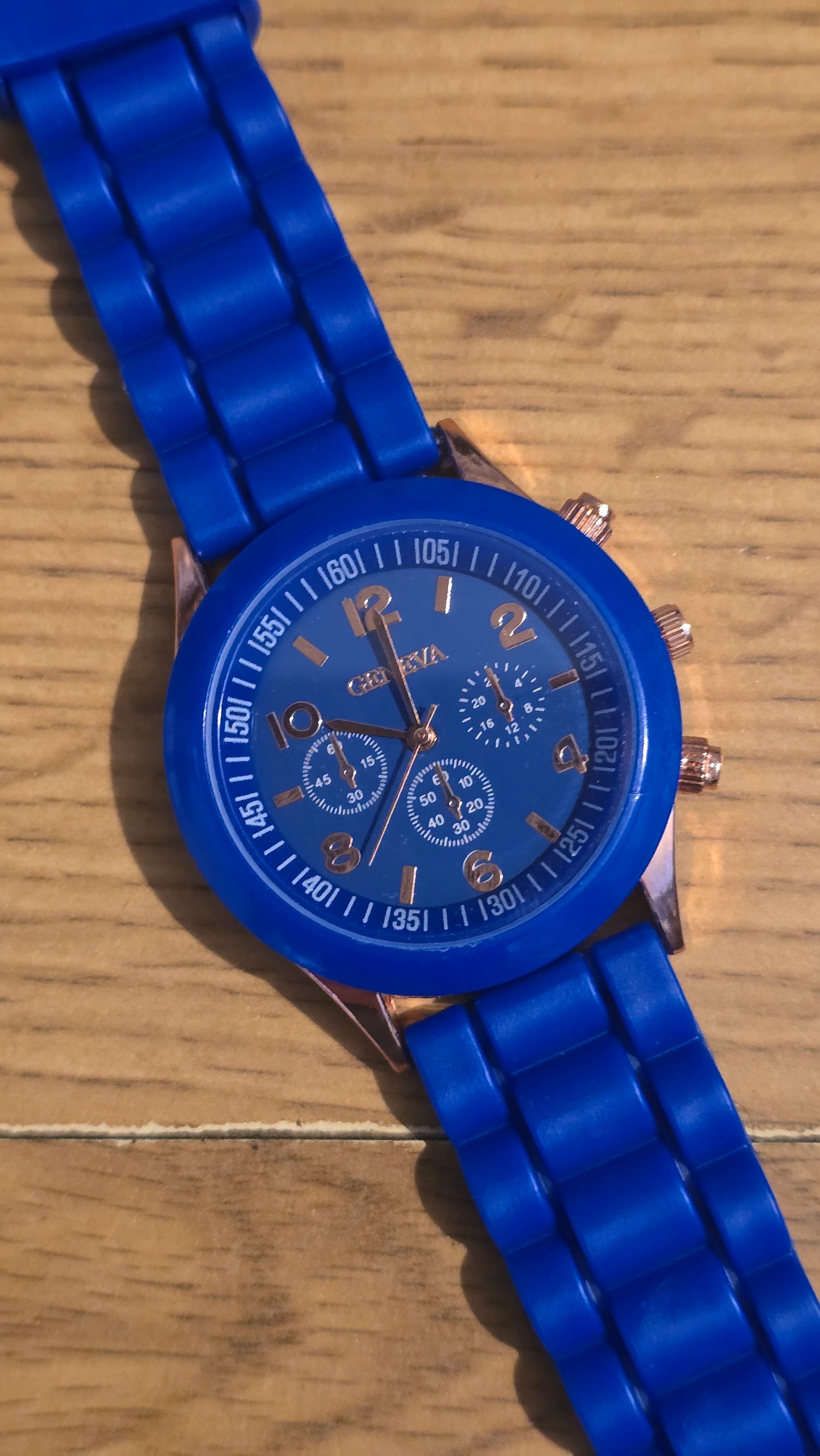 Geneva Ladies Quartz Watch - Blue - New