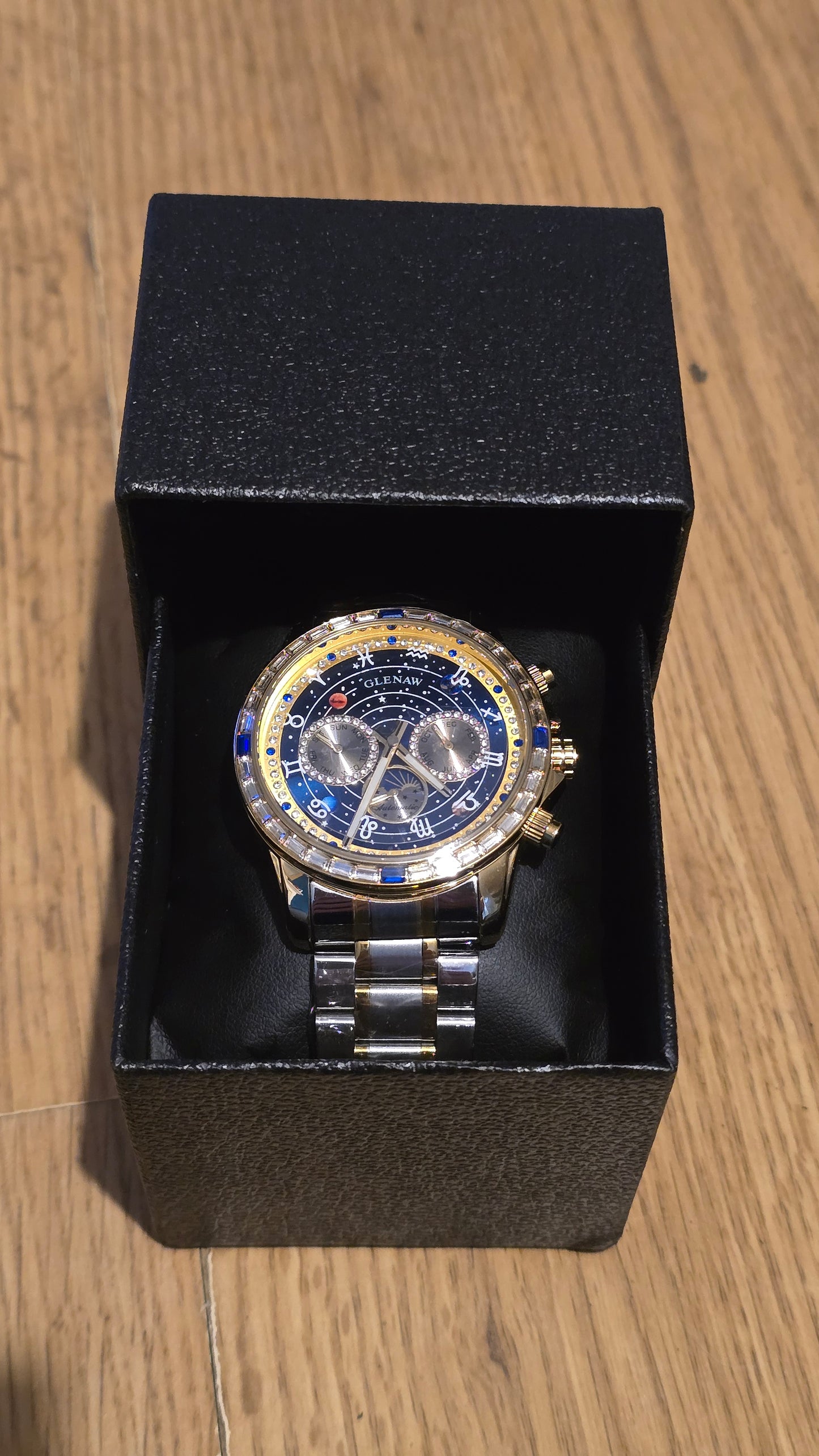 Glenaw Zodiac Starry Automatic Self-Winding Mens Watch - 1