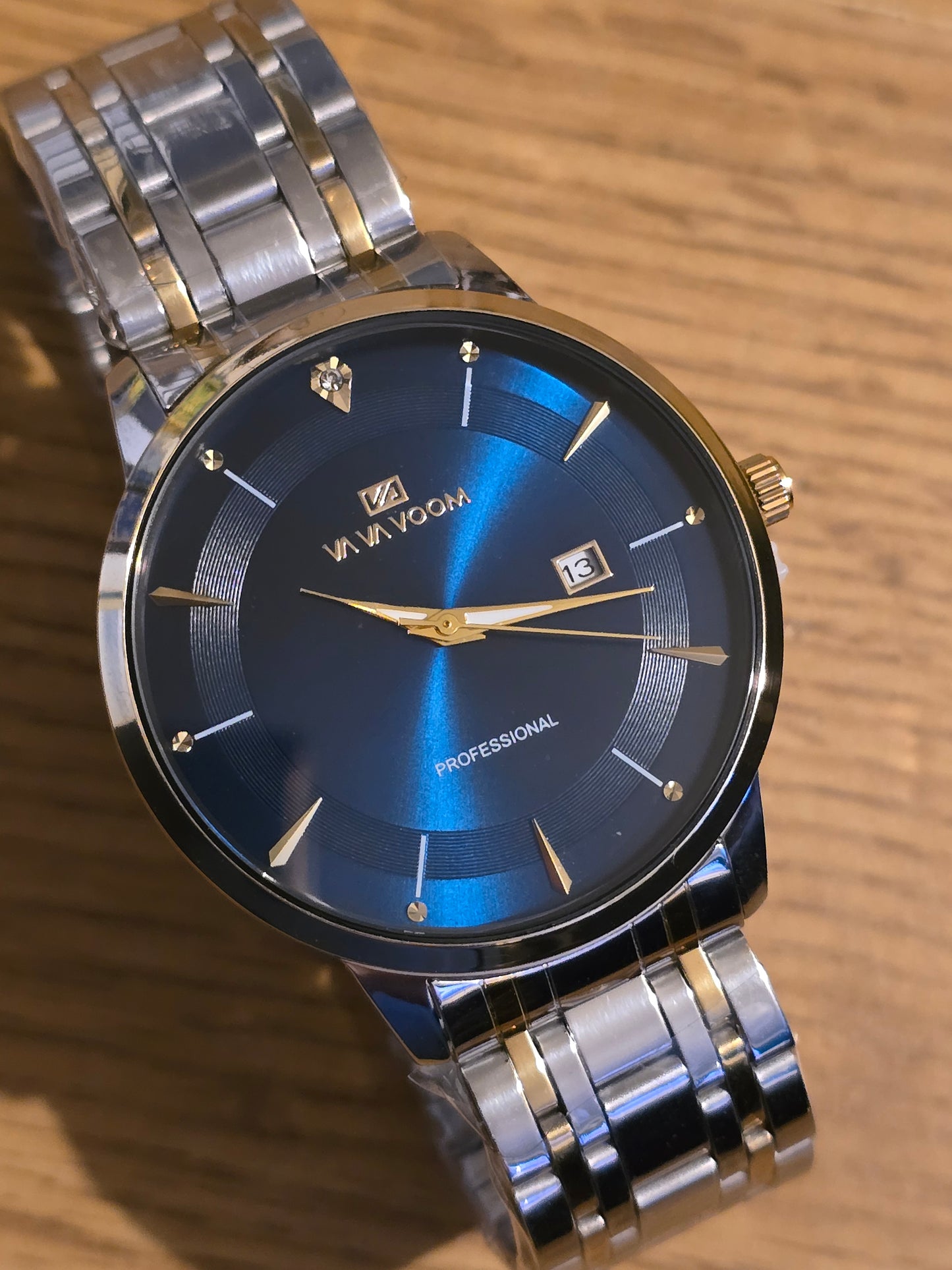 Va Va Voom Bi-Coloured Mens Quartz Watch - Blue - New - 2