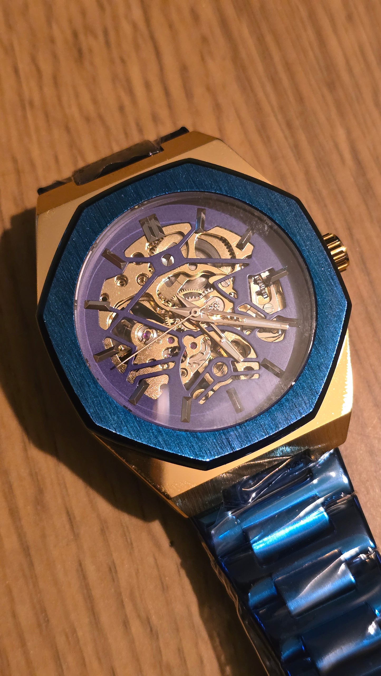 Automatic Mens Bi-Colour Automatic Self-Winding Watch - New