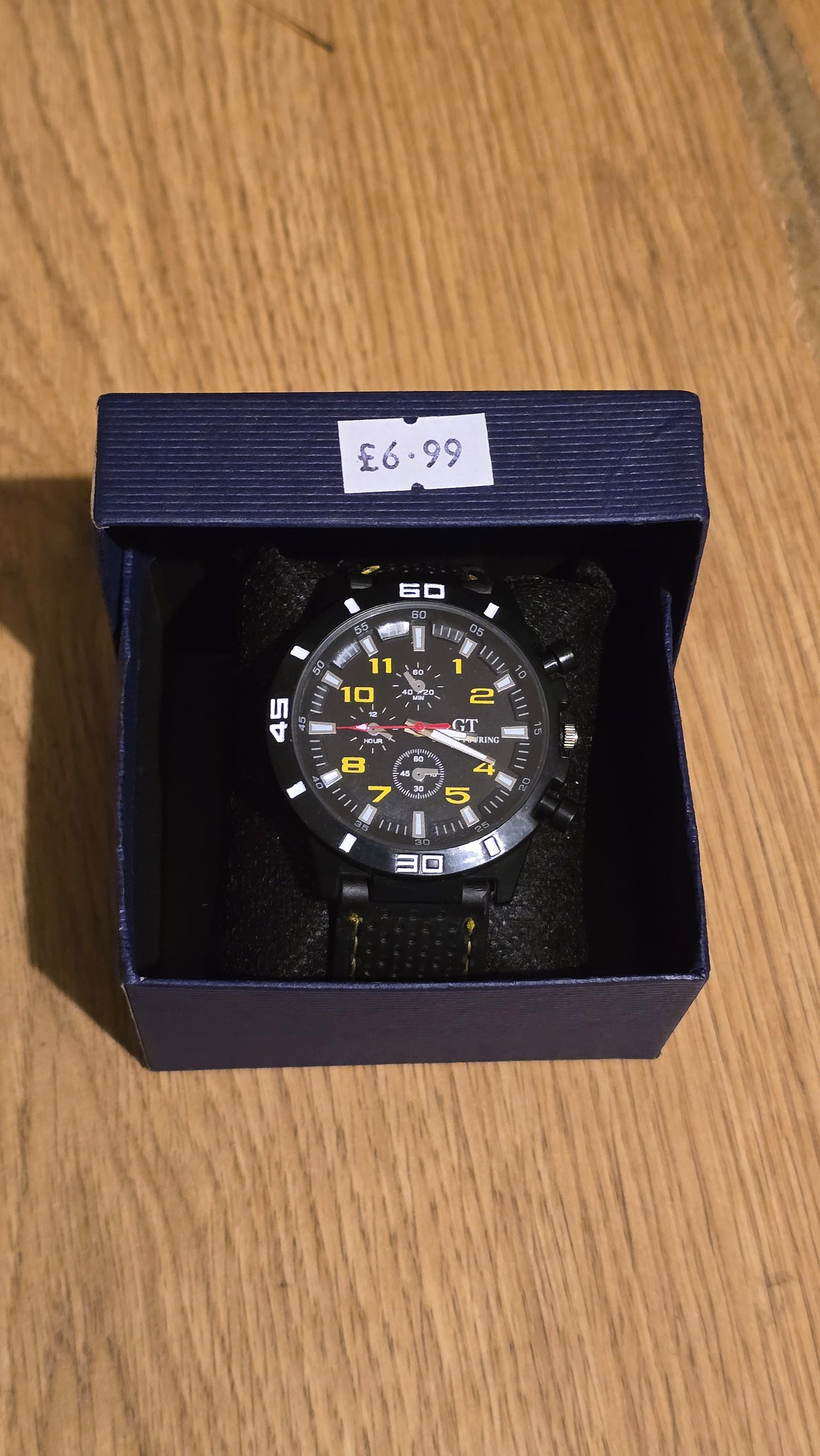 G.T Mens Quartz Watch - Yellow - New
