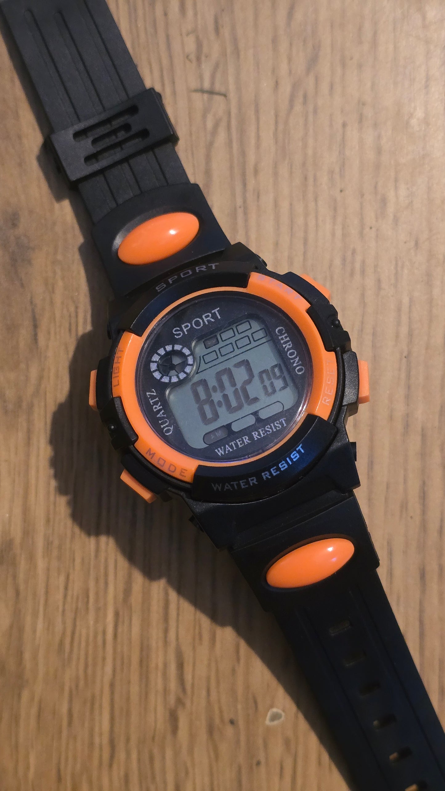 WYW Digital Sports Watch - Unisex - Orange - New