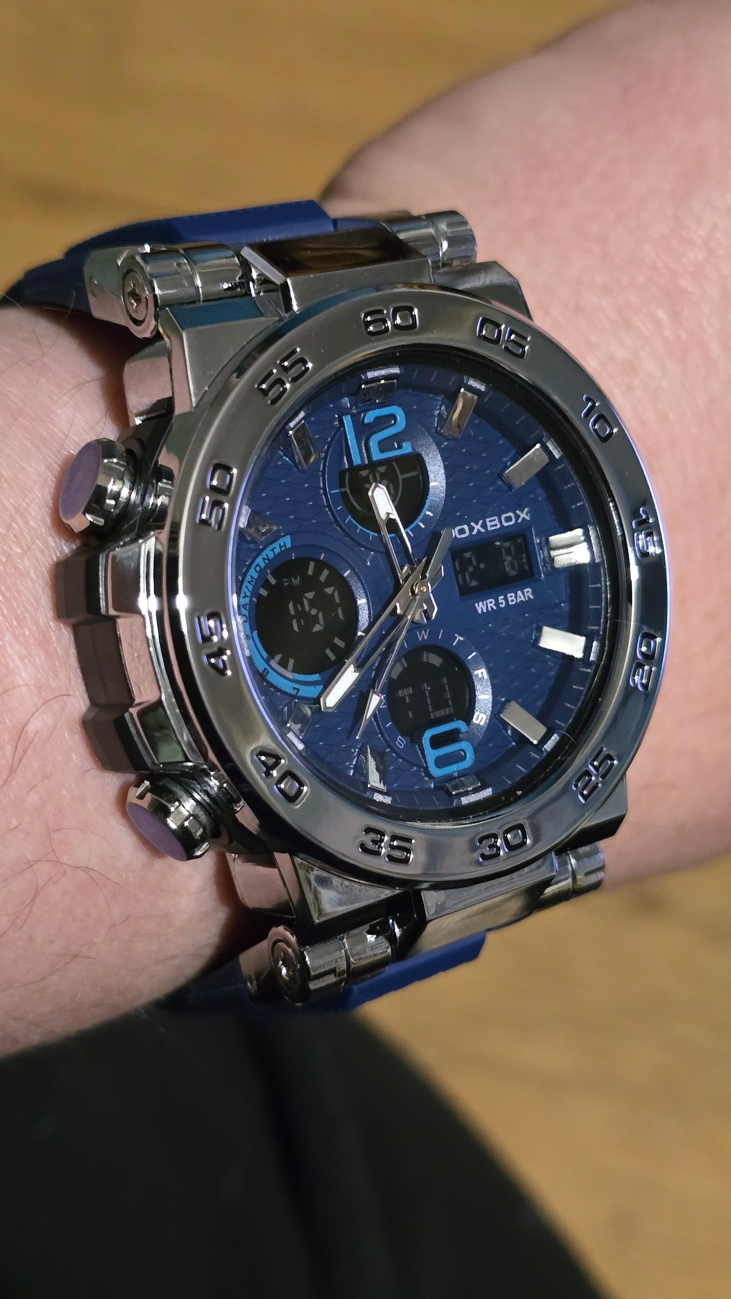 Lige Foxbox Mens Analogue / Digital Quartz Watch - New - 1