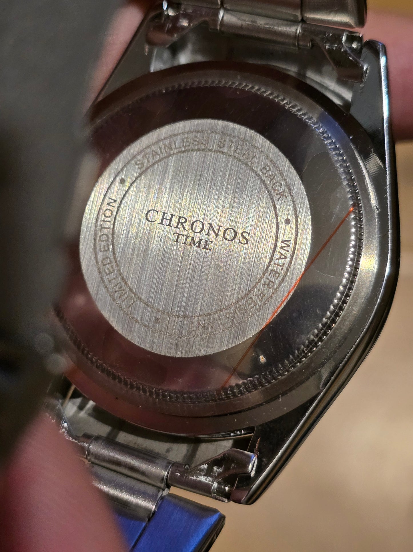 Chronos Black Mens Quartz Watch - New