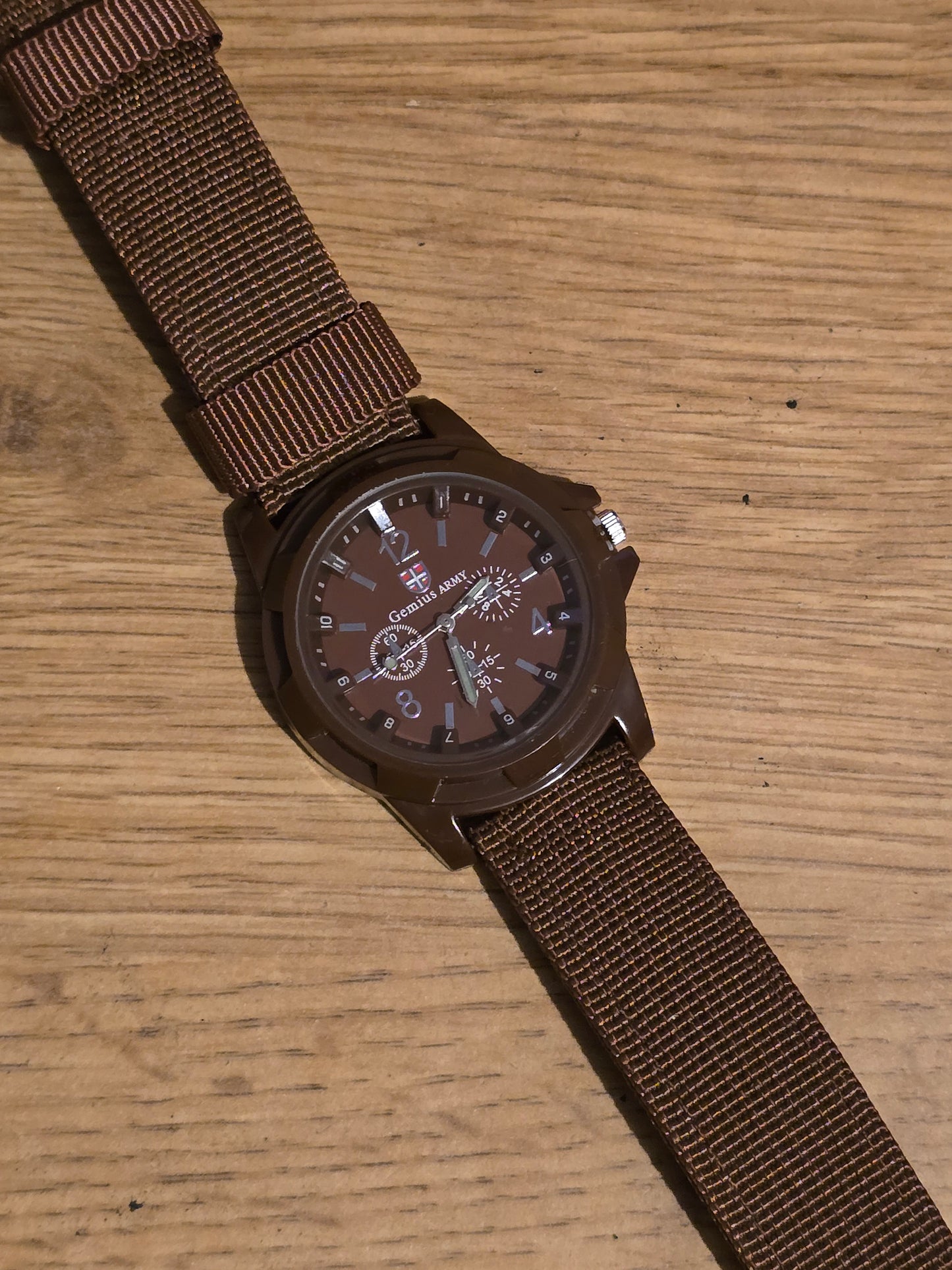 Gemius Army Unisex Quartz Watch - Brown - New