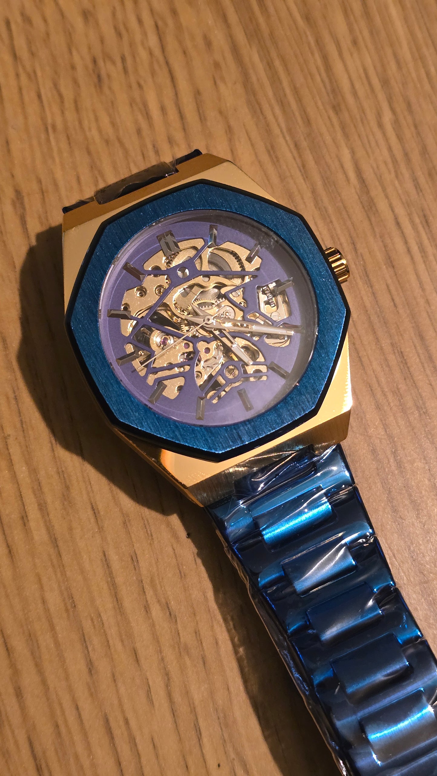 Automatic Mens Bi-Colour Automatic Self-Winding Watch - New