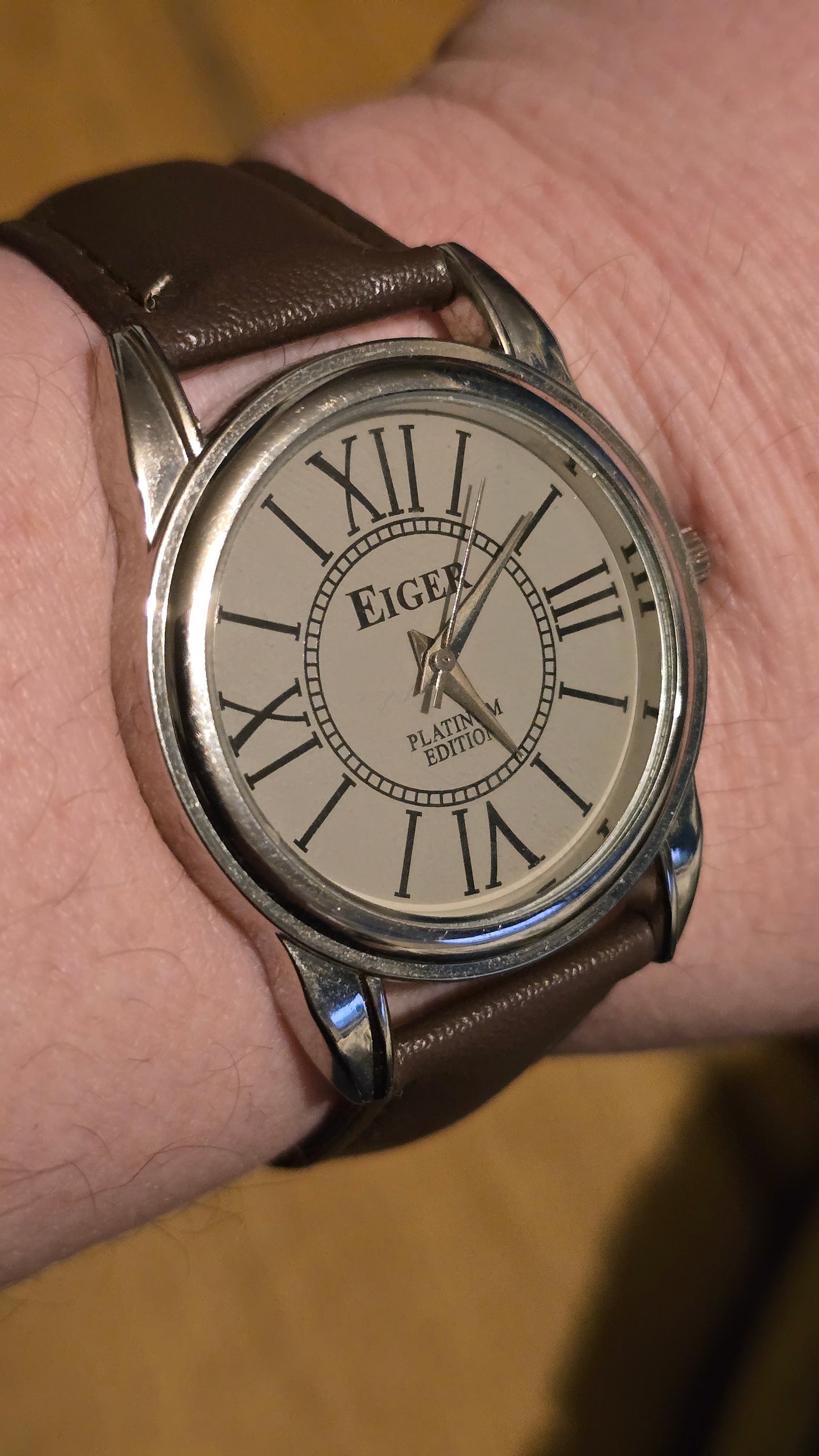 Eiger Platinum Edition Mens / Unisex Quartz Watch - Pre-owned - 1