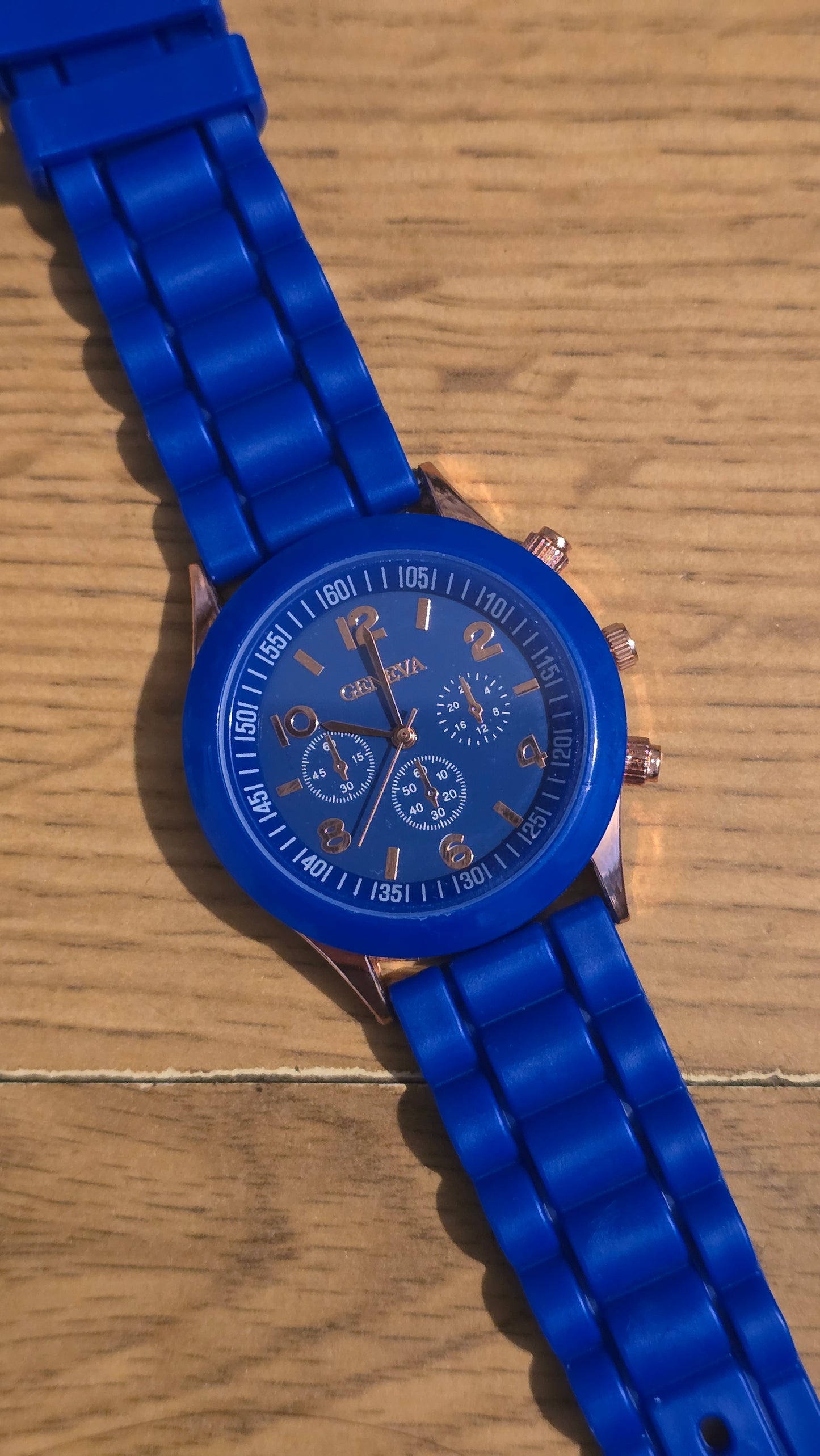 Geneva Ladies Quartz Watch - Blue - New