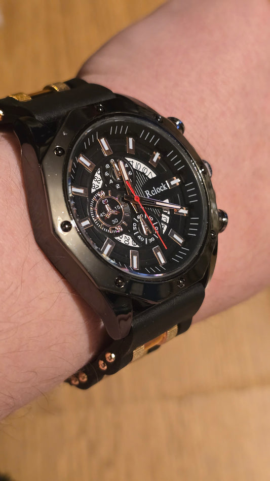 RClock Mens Quartz Watch - New