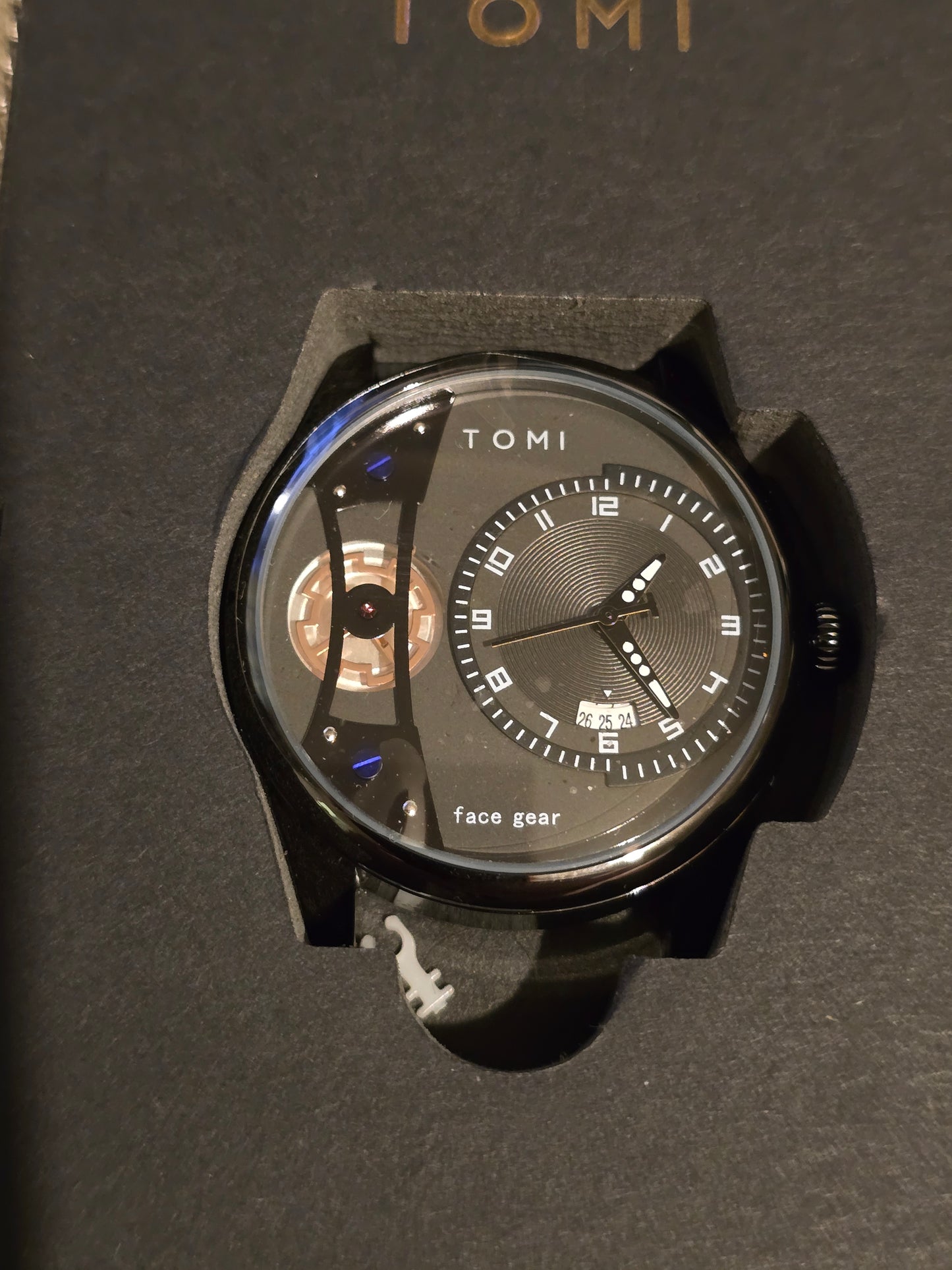 Tomi Face Gear Mens Quartz Watch - New - 1