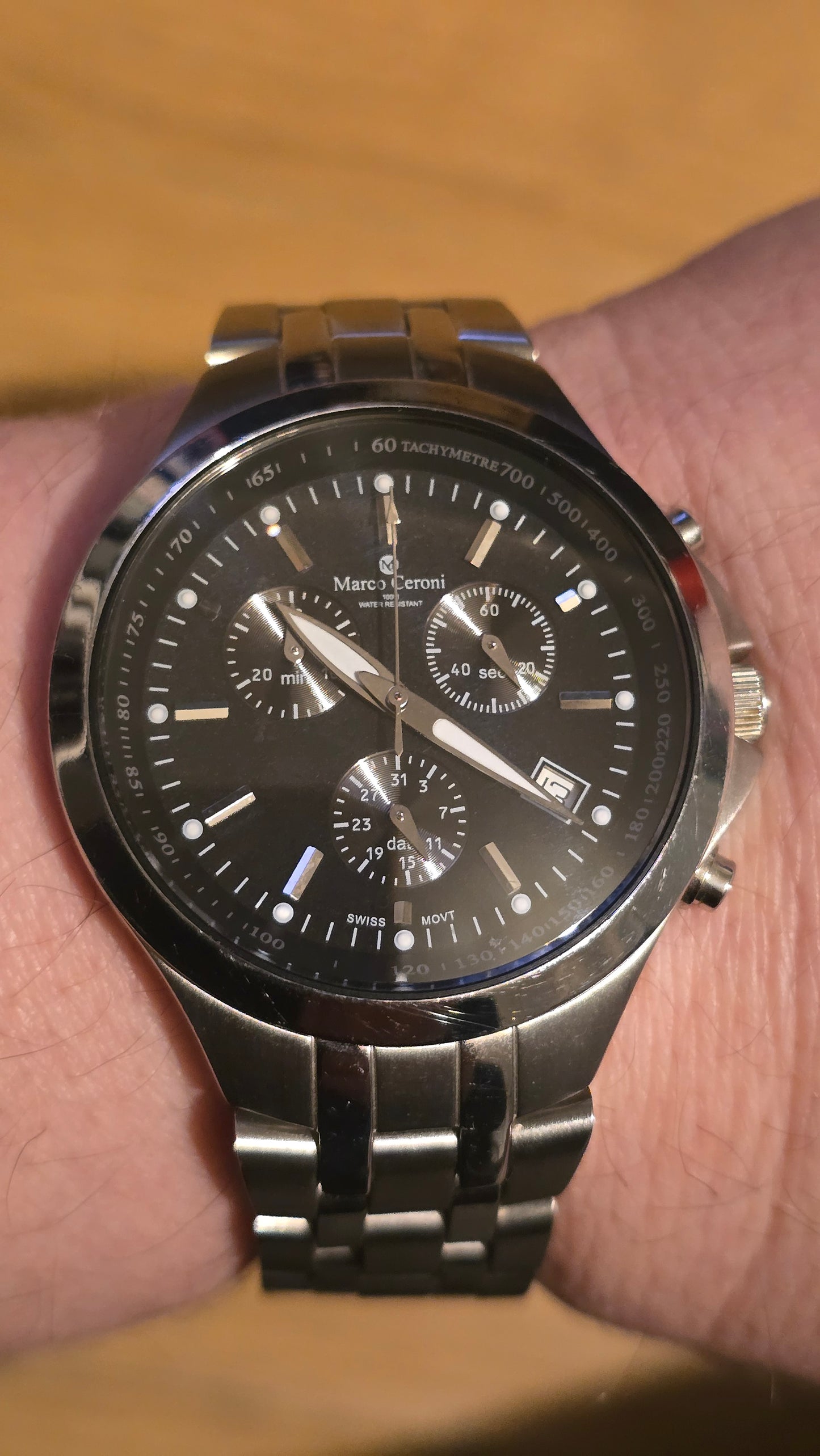 Marco Ceroni Mens Chronograph Quartz Watch - Pre-owned