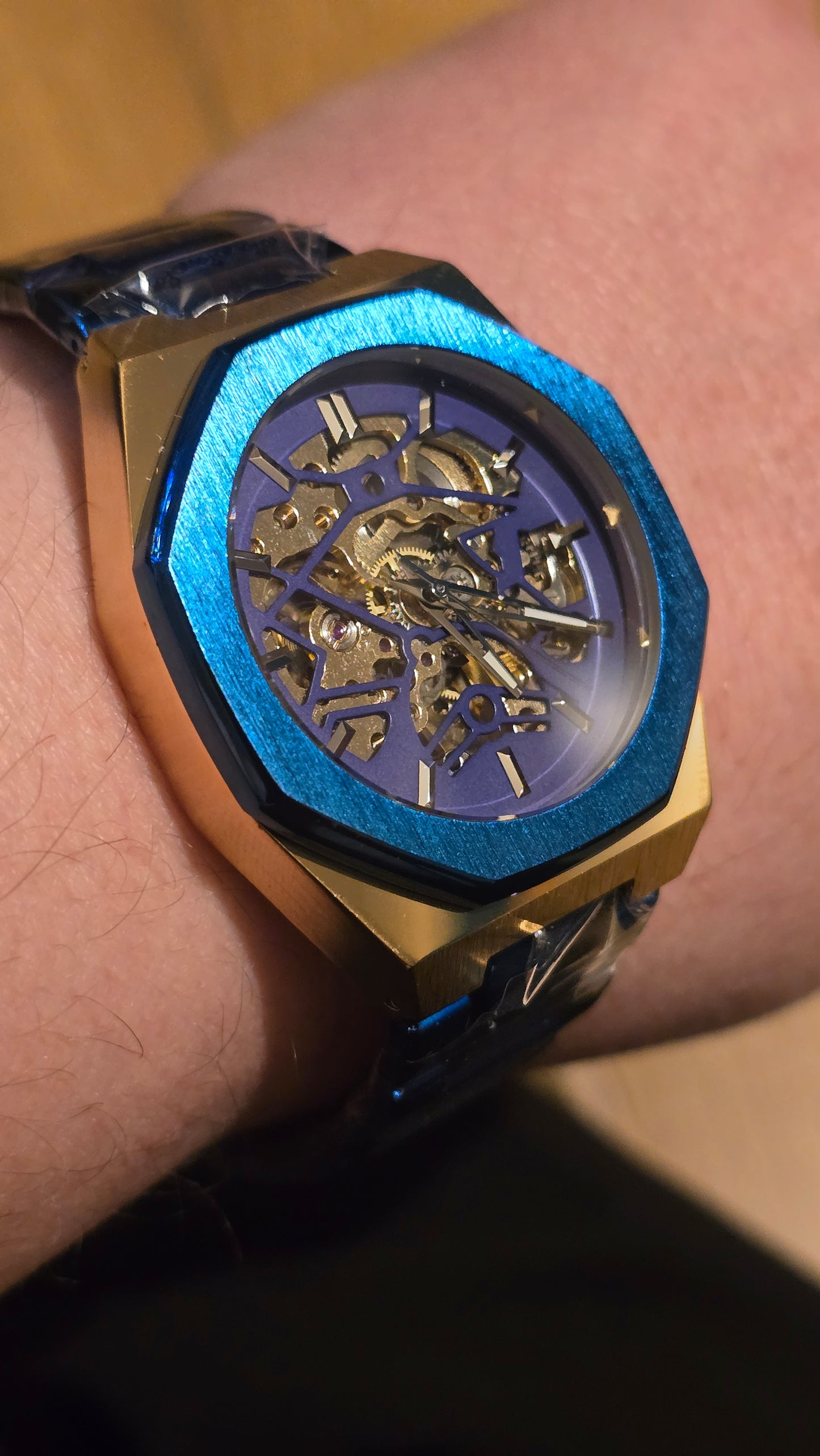 Automatic Mens Bi-Colour Automatic Self-Winding Watch - New