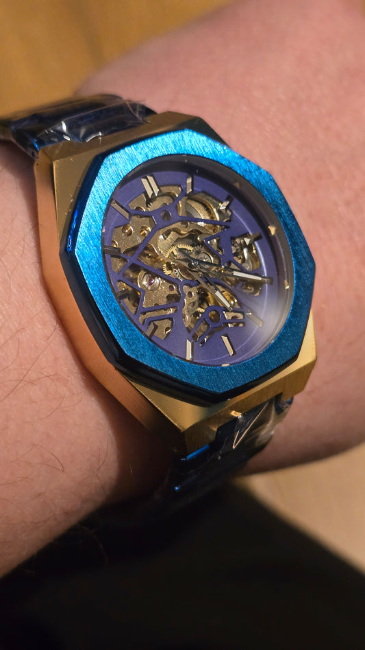 Automatic Mens Bi-Colour Automatic Self-Winding Watch - New