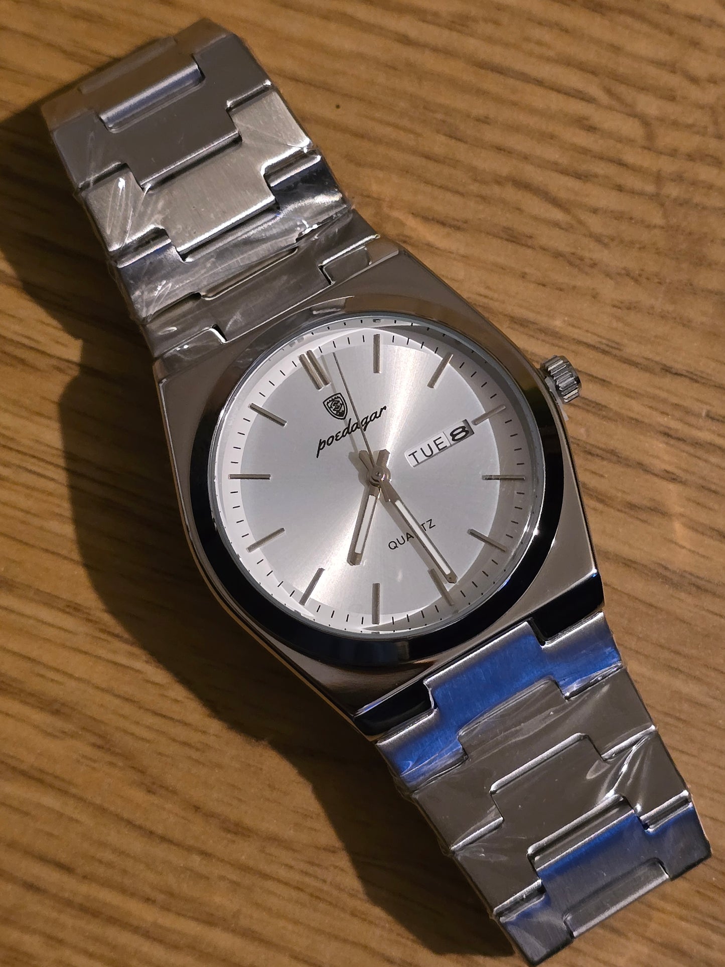 Poedagar Mens Quartz Watch - Silver - New - 2