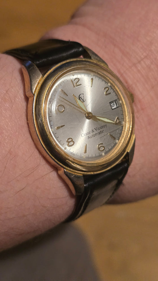 Crane & Viceroy Mens / Unisex Automatic Self-Winding Watch