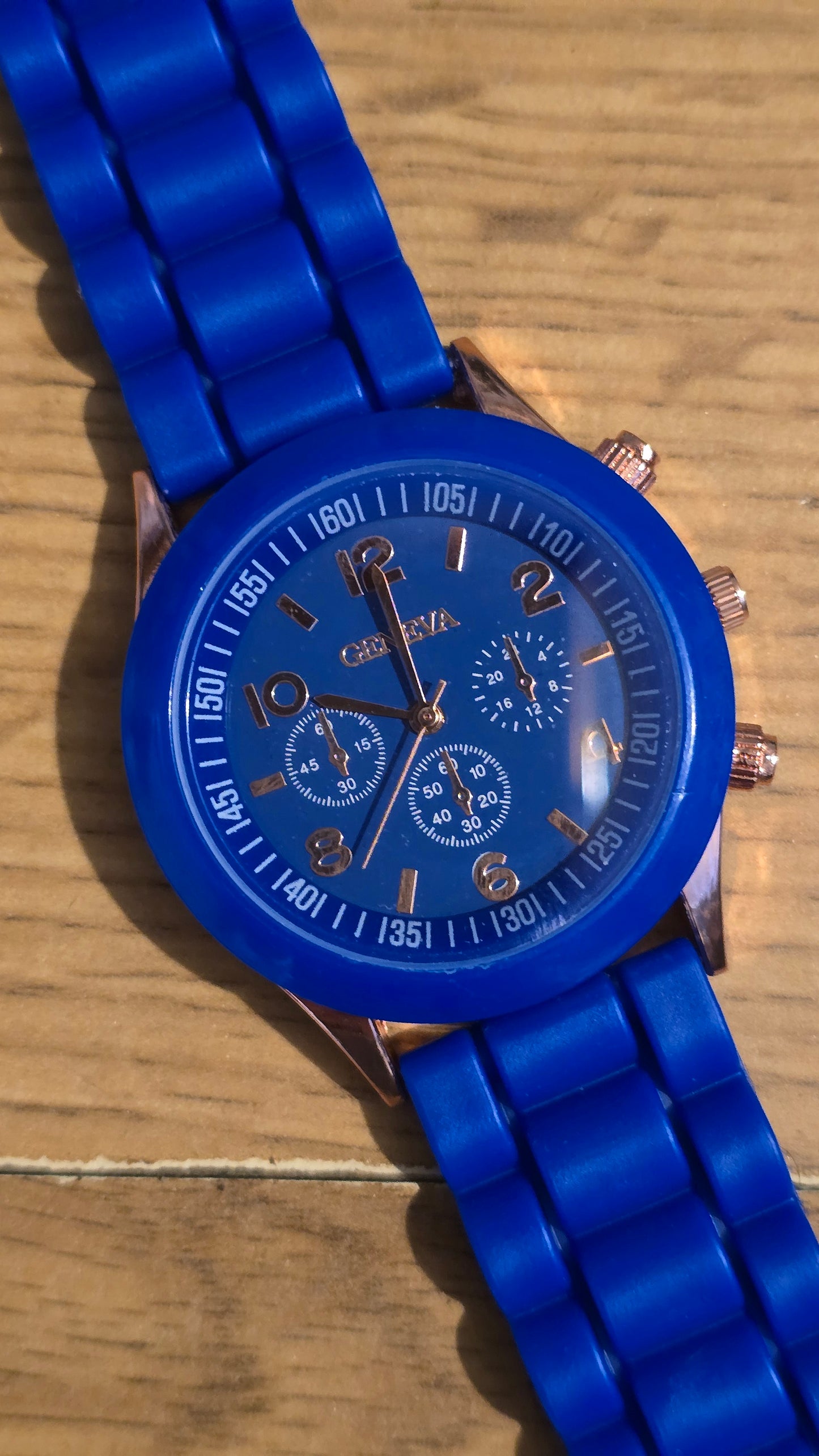 Geneva Ladies Quartz Watch - Blue - New