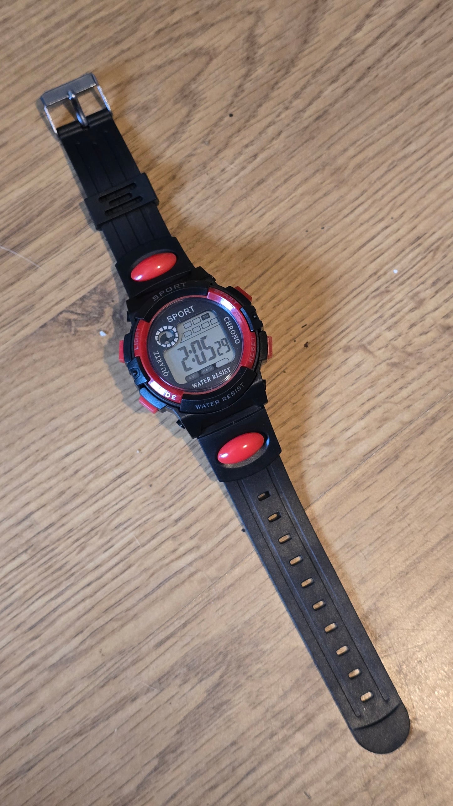WYW Digital Sports Watch - Unisex - Red - New