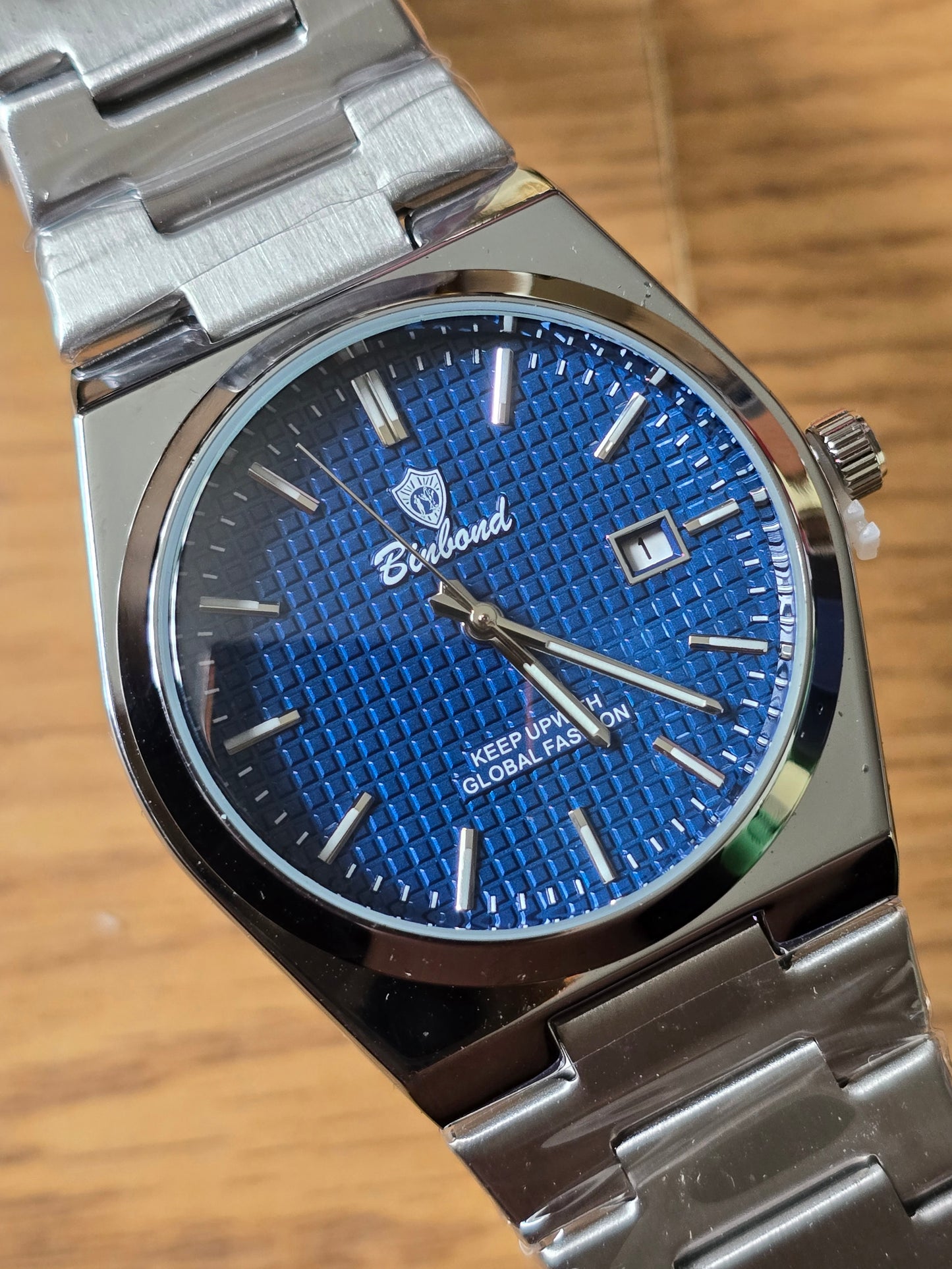 Binbond Mens Quartz Watch - Blue - New